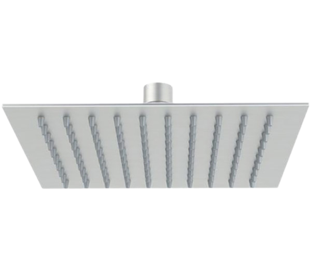 Верхний душ с шарнирным соединением 40 см Remer INOX SS357UFS40X, нержавеющая сталь