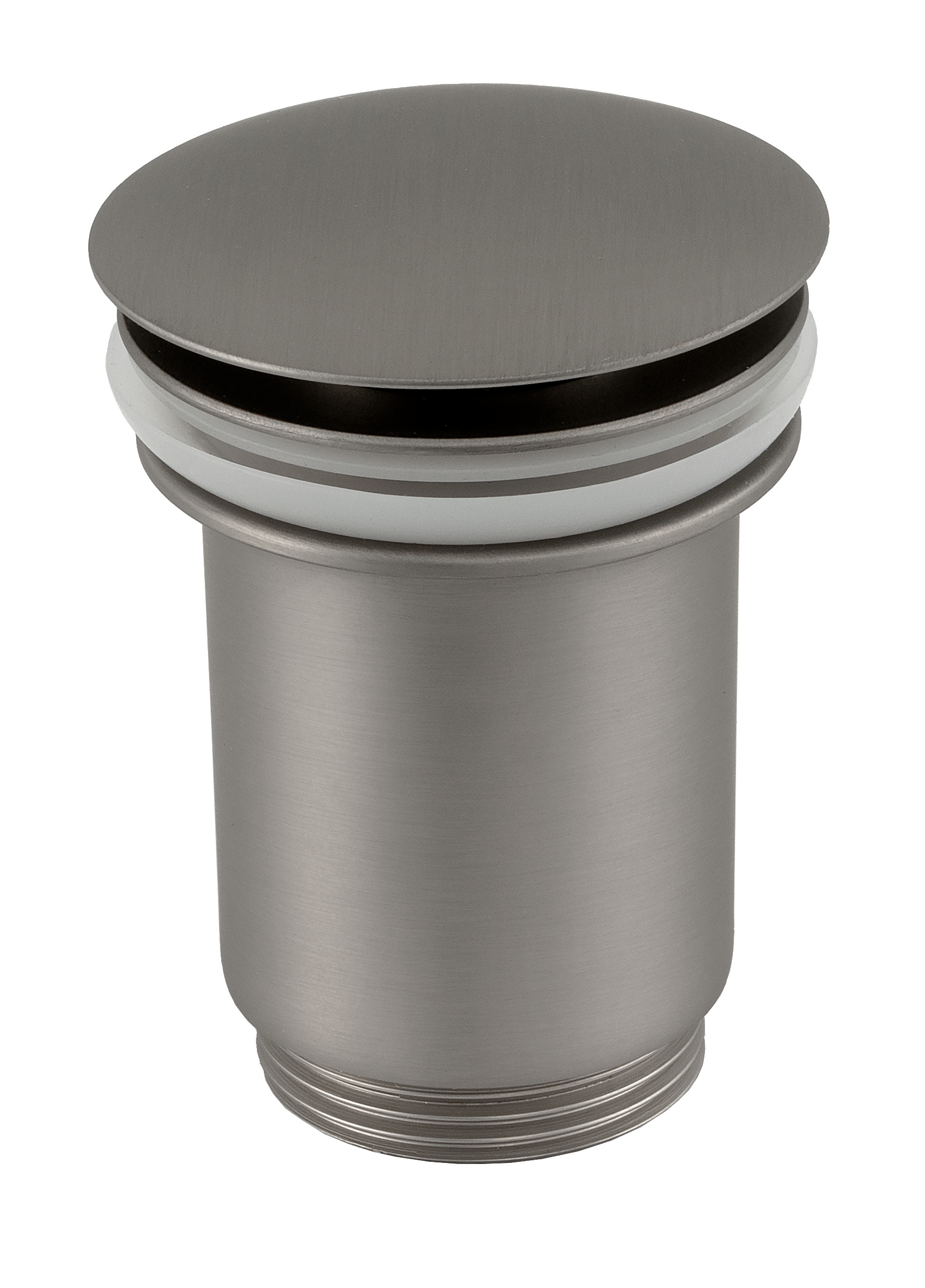 Донный клапан без перелива 1”1/4 Remer 904CC114NPO, никель матовый брашированный