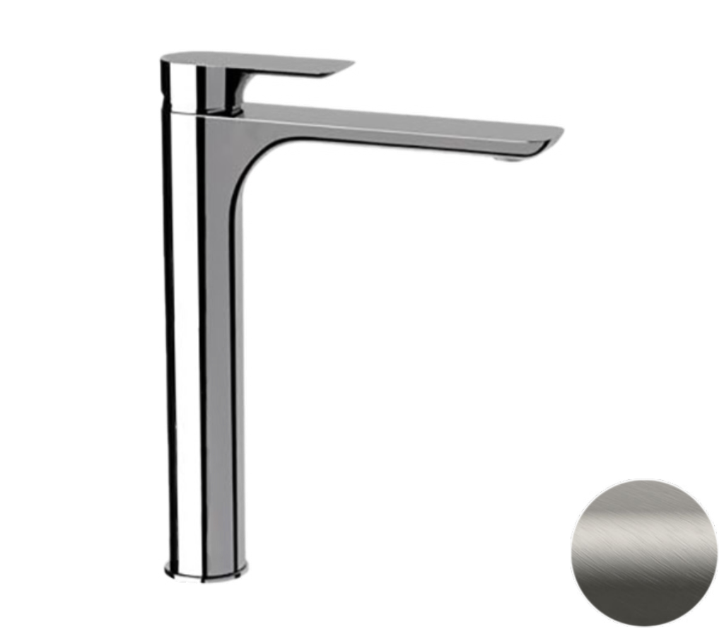 Смеситель для раковины Remer Infinity I11LNPO, никель матовый брашированный