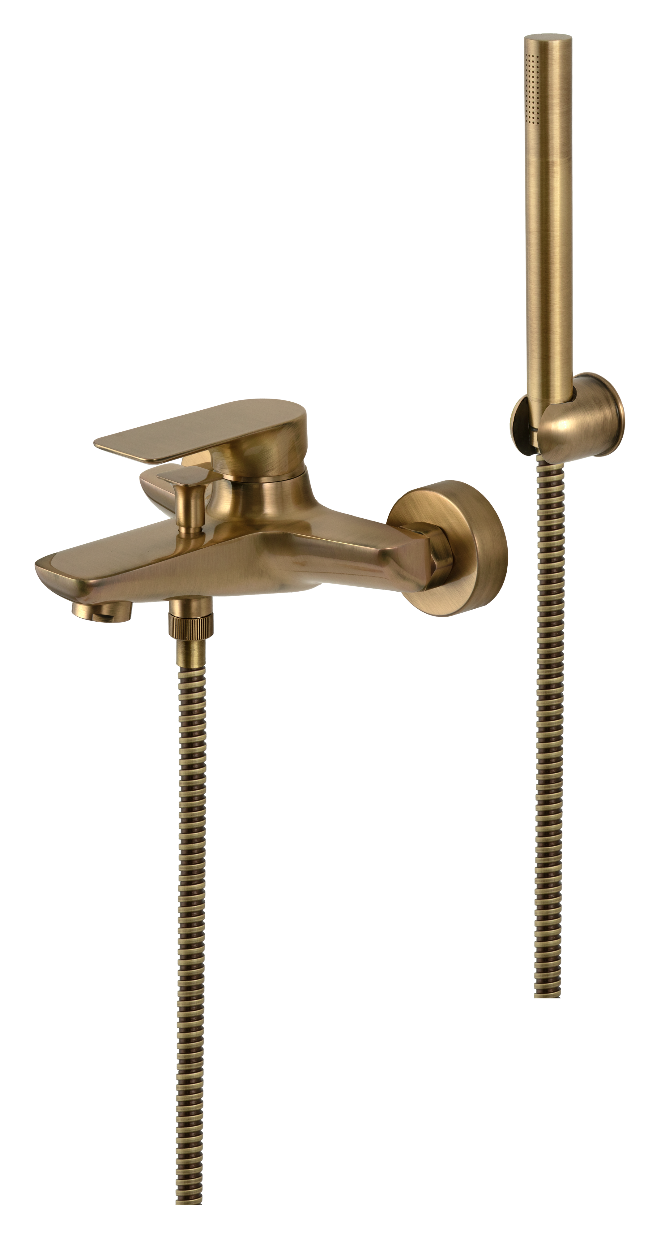 Смеситель для ванны Remer Infinity I02VO, состаренная латунь