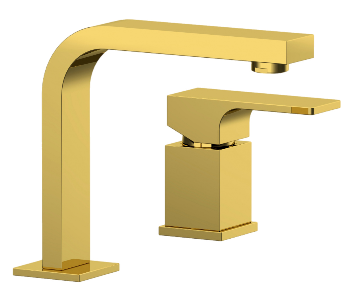Смеситель для раковины Remer Absolute AU57DO, золото глянцевое