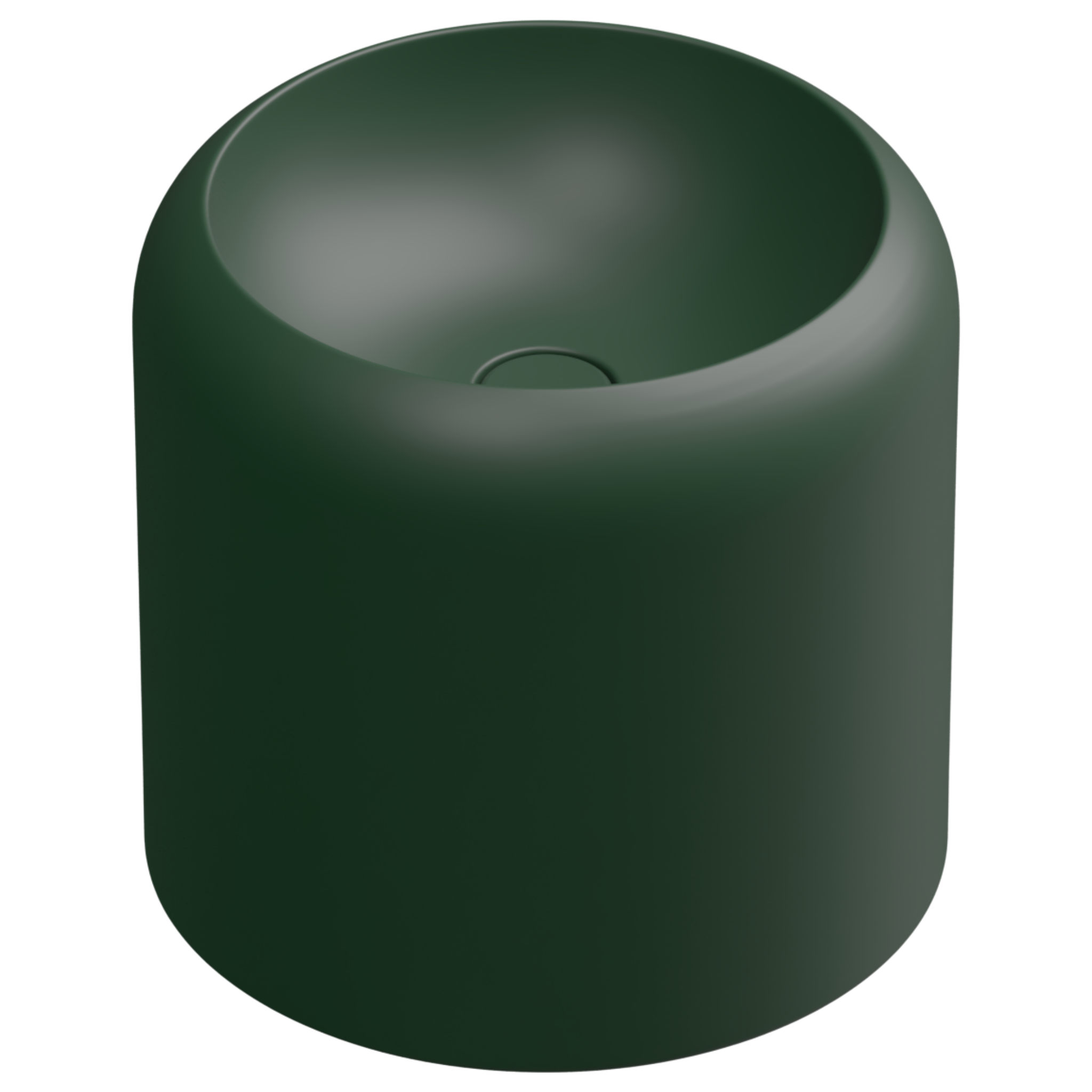 Раковина накладная 42 см GSG Ceramic Design Petra PELAVSECOLFS036, Smeraldo Matt