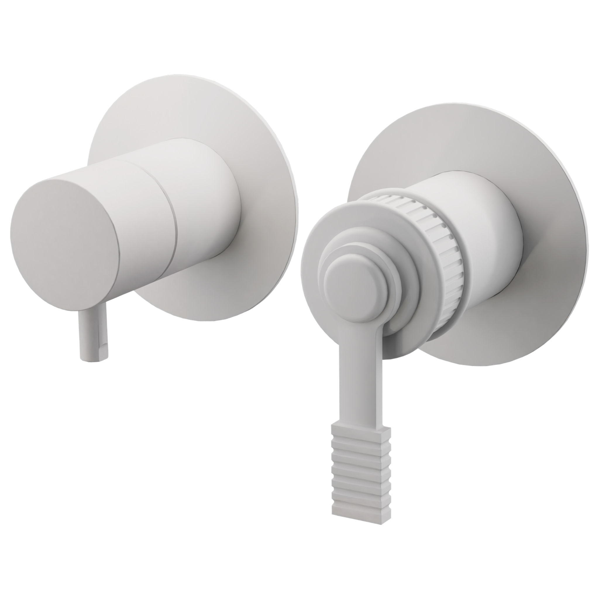 Смеситель для душа Remer Atelier AL92ZPWBBO, белый матовый