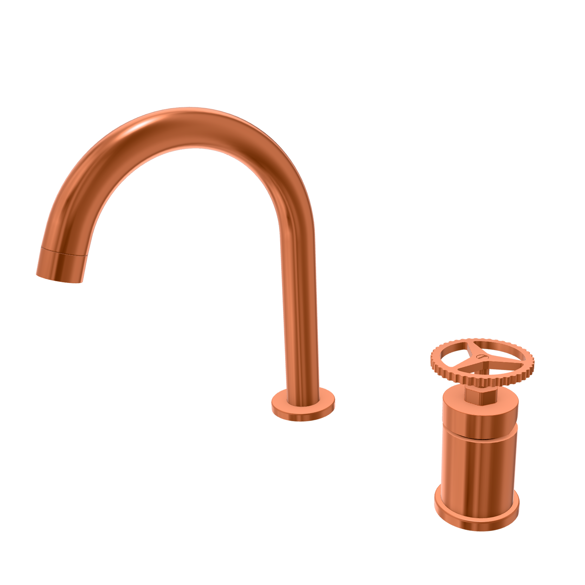 Смеситель для раковины Remer Chrono CH57RP, медь брашированная