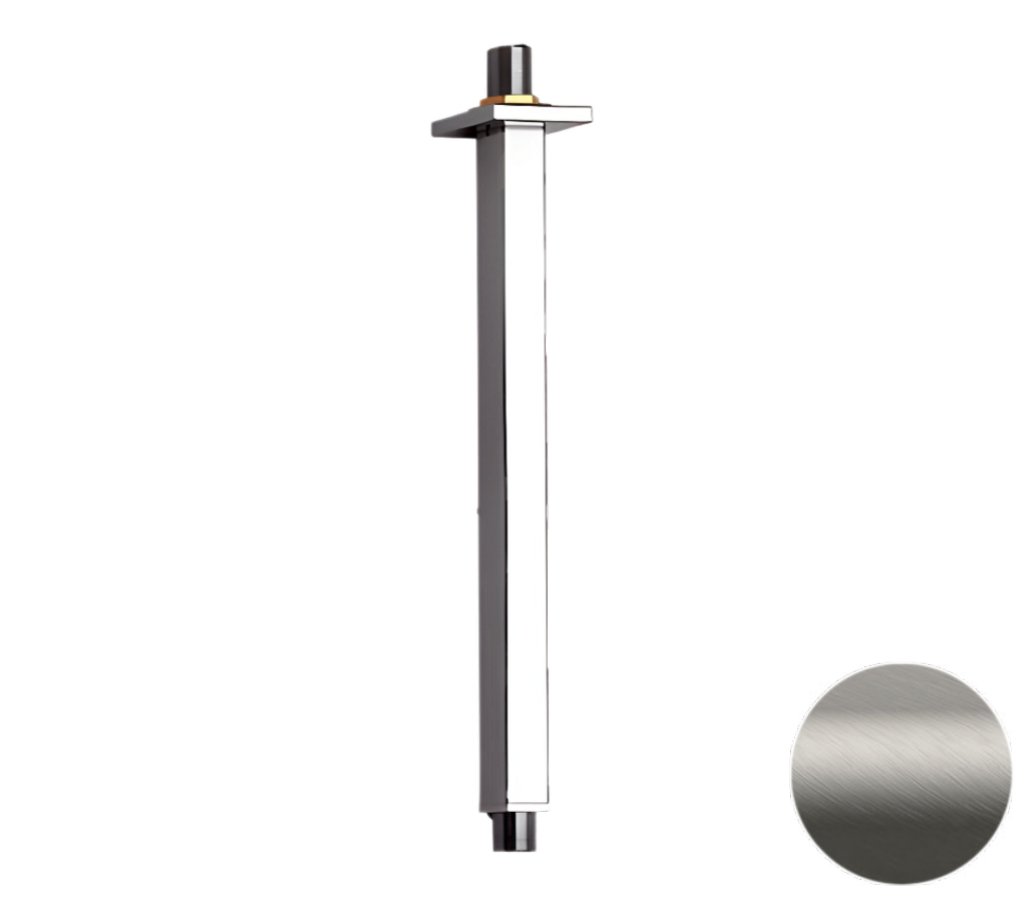 Кронштейн потолочный для верхнего душа 30 см Remer 347S30NPO, никель матовый брашированный