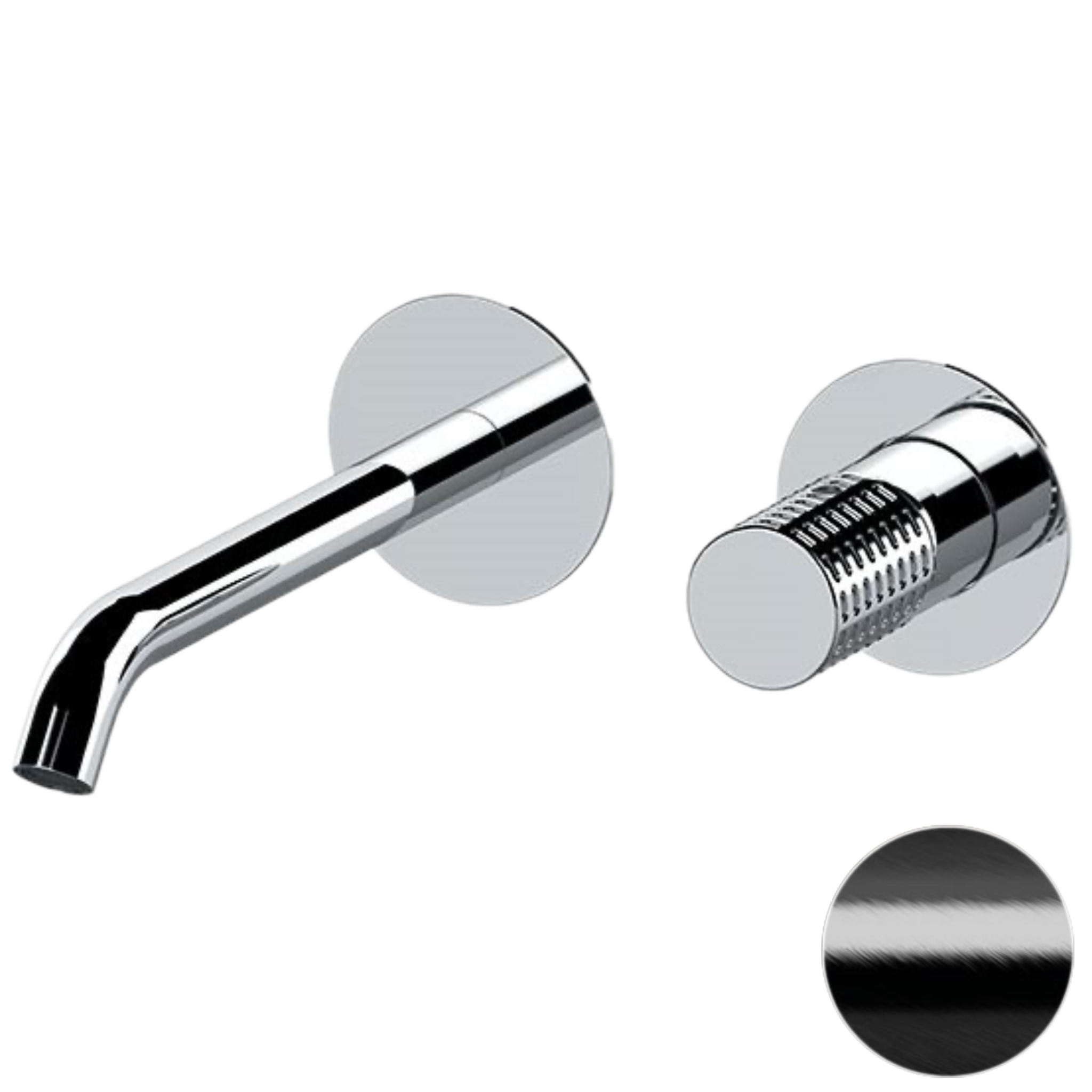 Смеситель для раковины Remer Celebrity CEC15PLWBCFP, черный брашированный хром