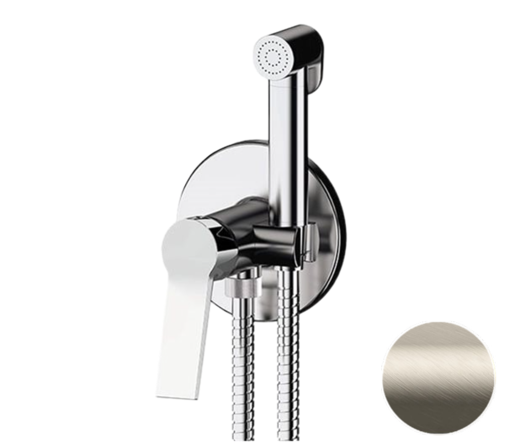 Гигиенический душ со смесителем Remer Slash SL65WXV, сталь