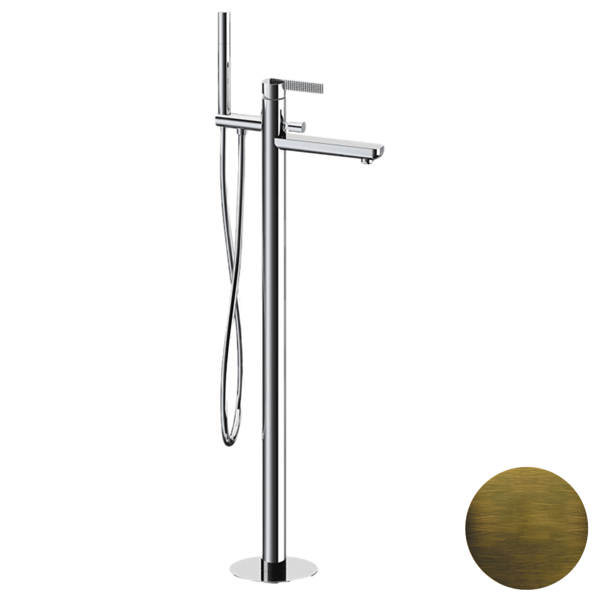 Смеситель для ванны Daniel Club ANC678OM, латунь матовая состаренная