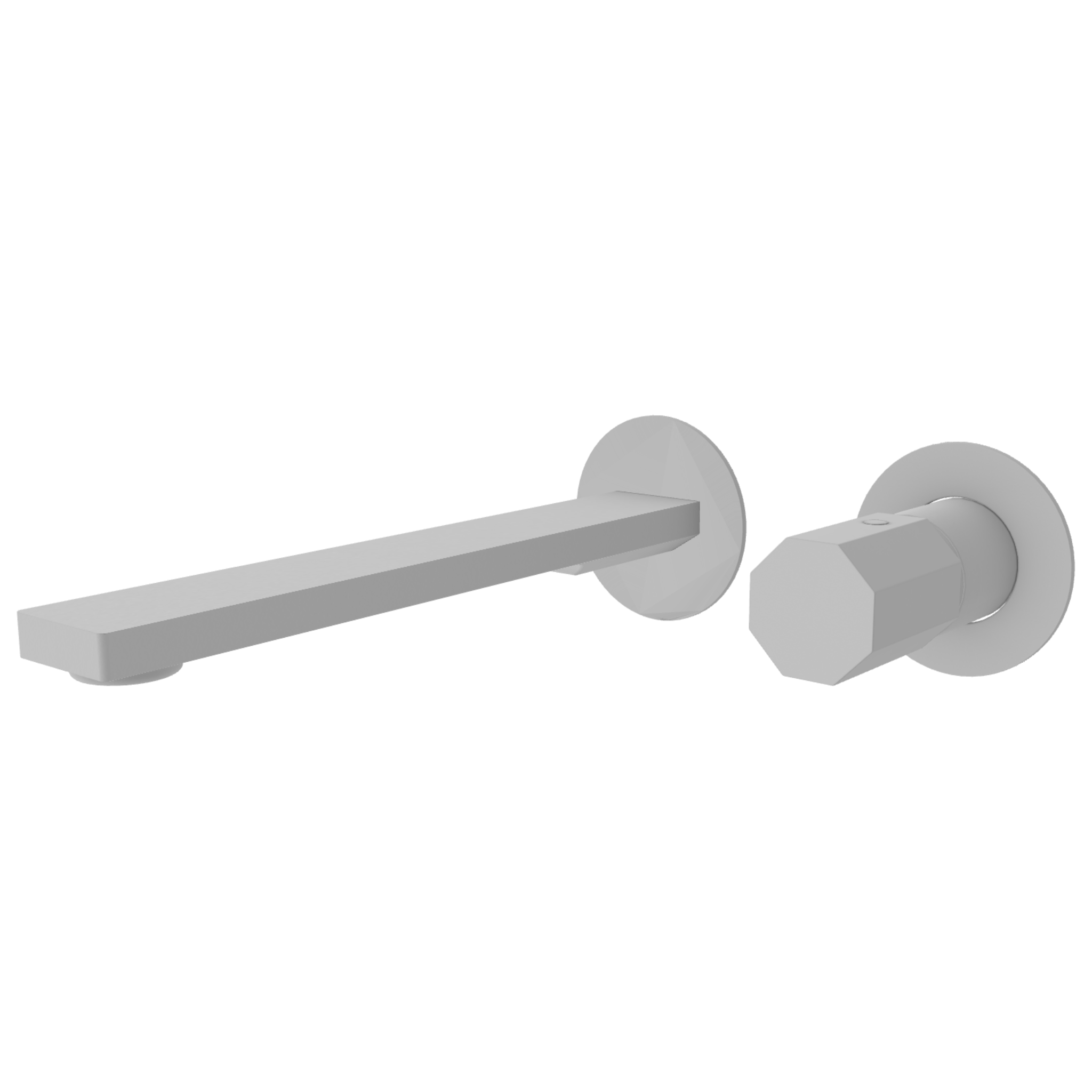 Смеситель для раковины Remer Ottagono ON15PLWBBO, белый матовый