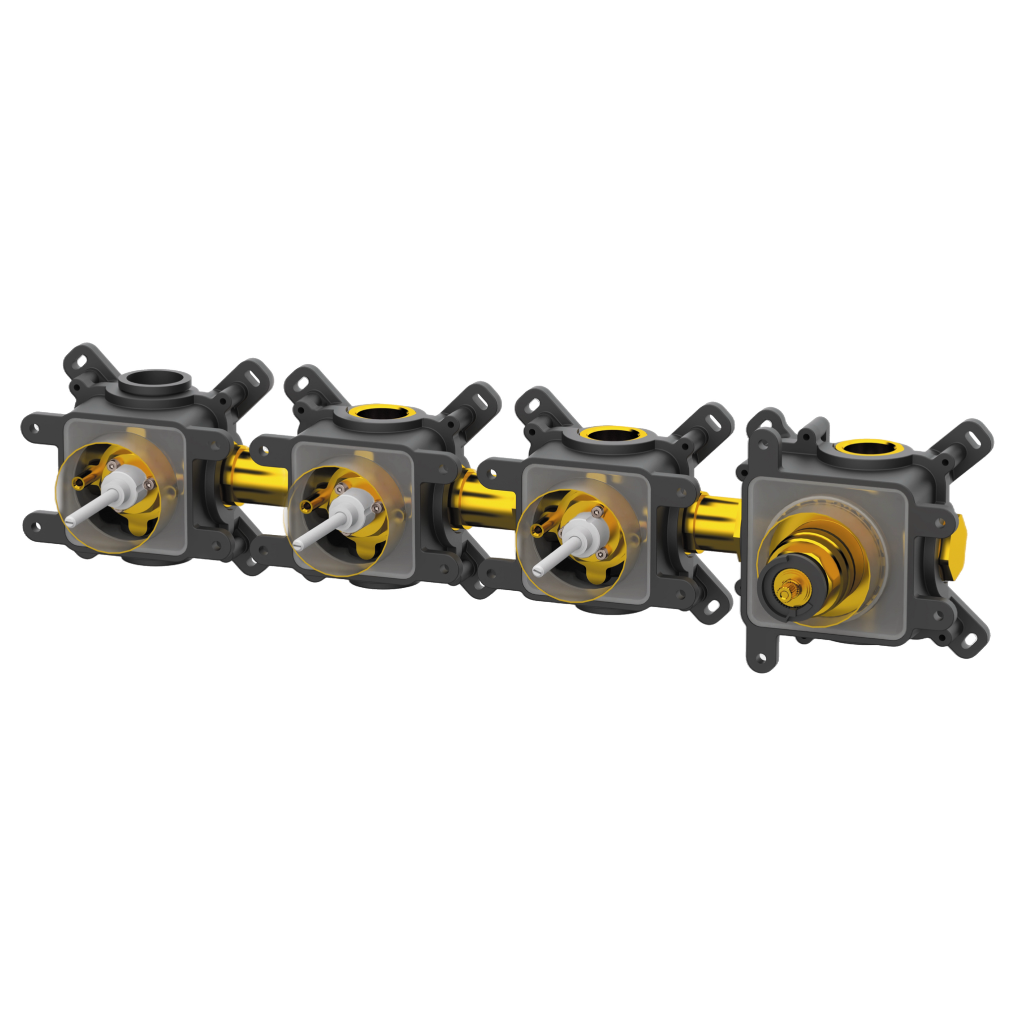 Скрытая часть на 3 выхода Remer Thermoset RRBOX99D3P