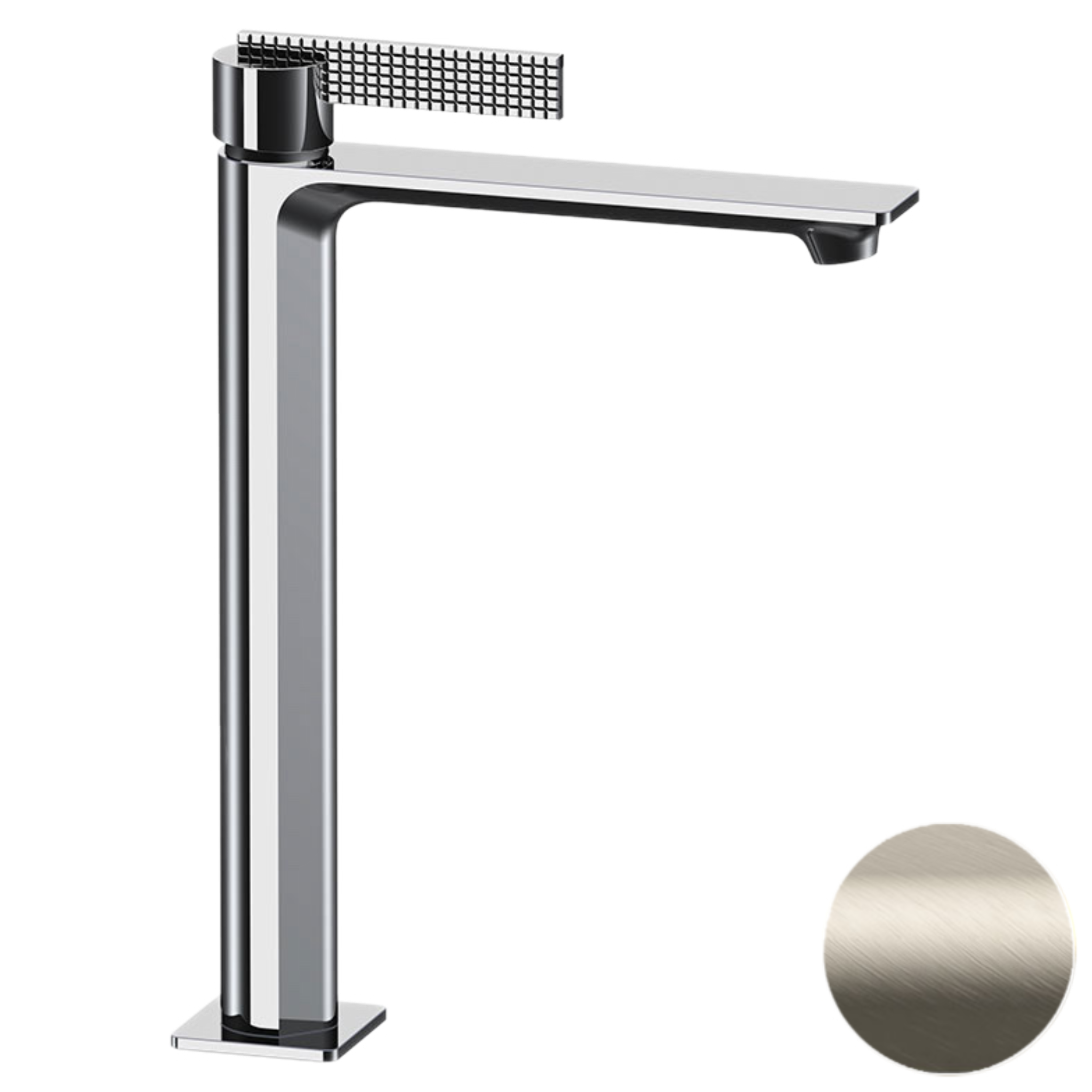 Смеситель для раковины Daniel Club ANC607BXV, сталь