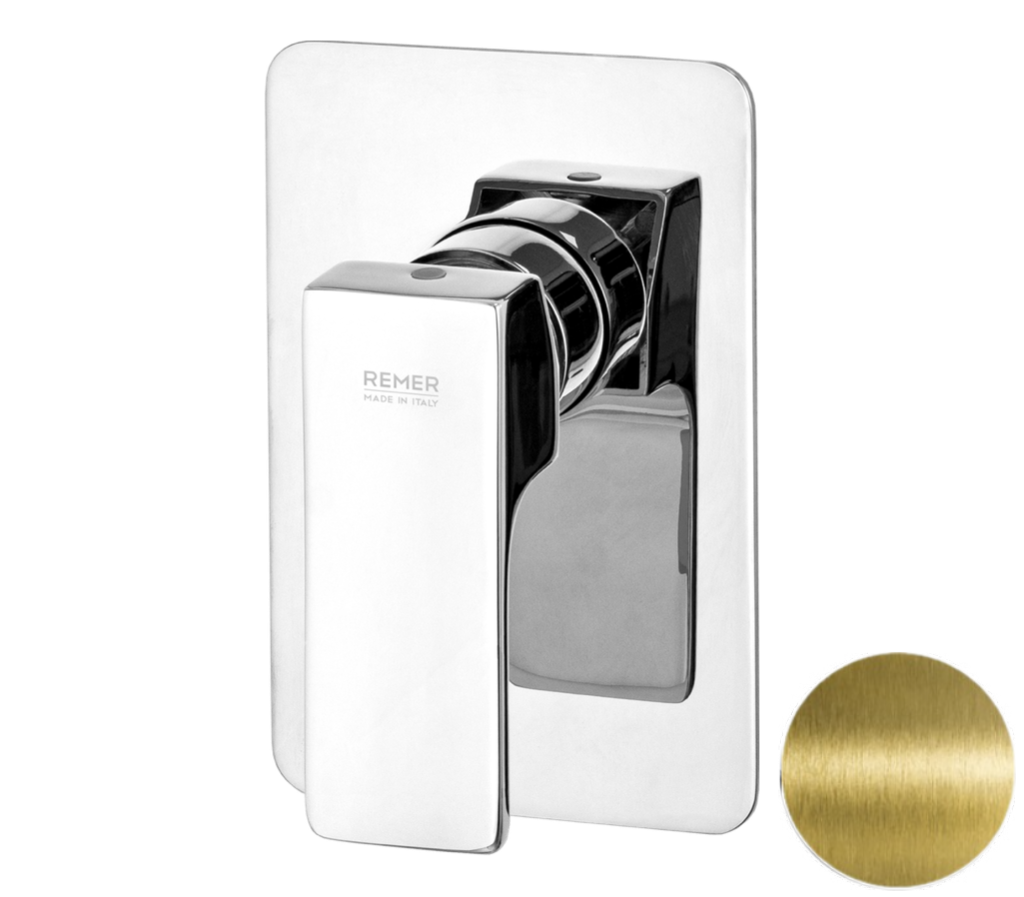Смеситель для душа Remer Absolute AU30VO, состаренная латунь