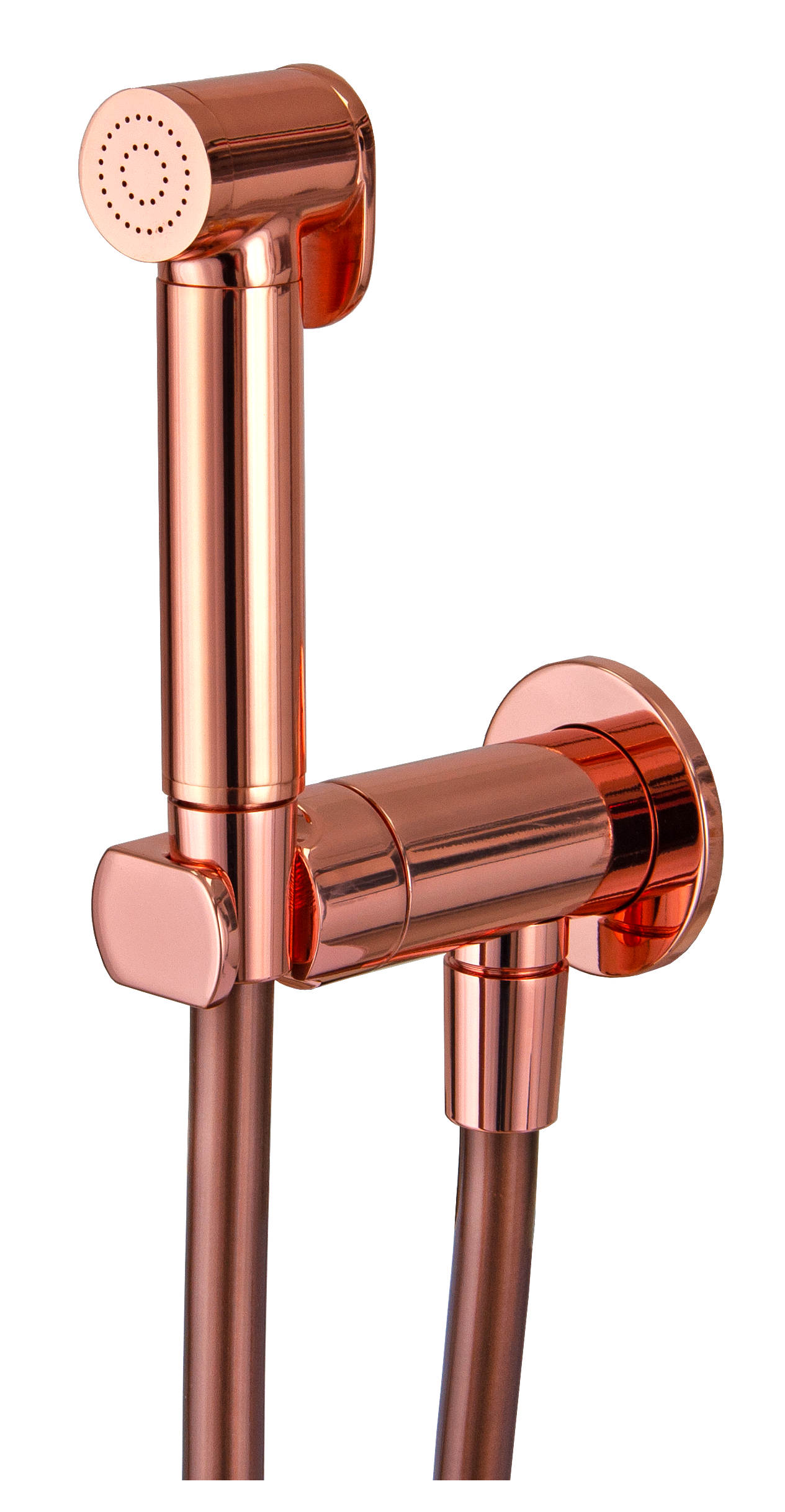 Гигиенический душ со смесителем Remer X Style N64WRL, медь глянцевая