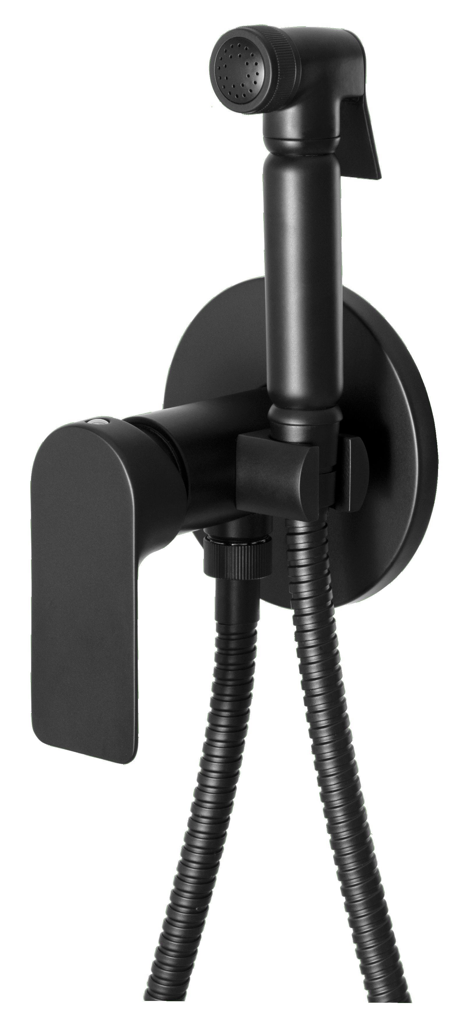 Гигиенический душ со смесителем Remer Infinity I65NO, черный матовый