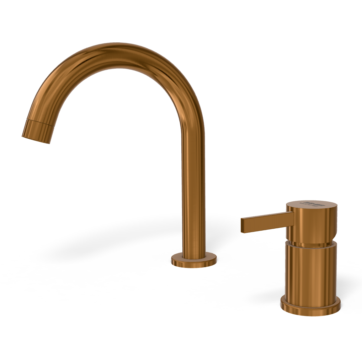 Смеситель для раковины Remer Metrica MC57CU, медь брашированная PVD