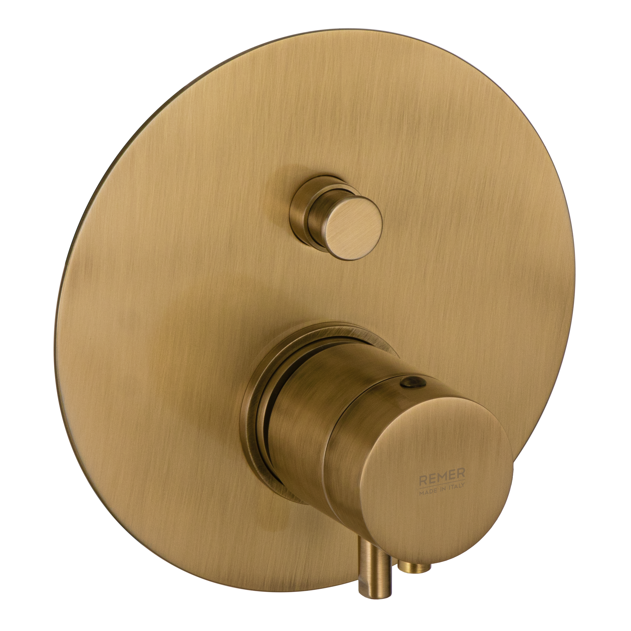 Смеситель термостатический для душа Remer Elegance NT09VO, состаренная латунь