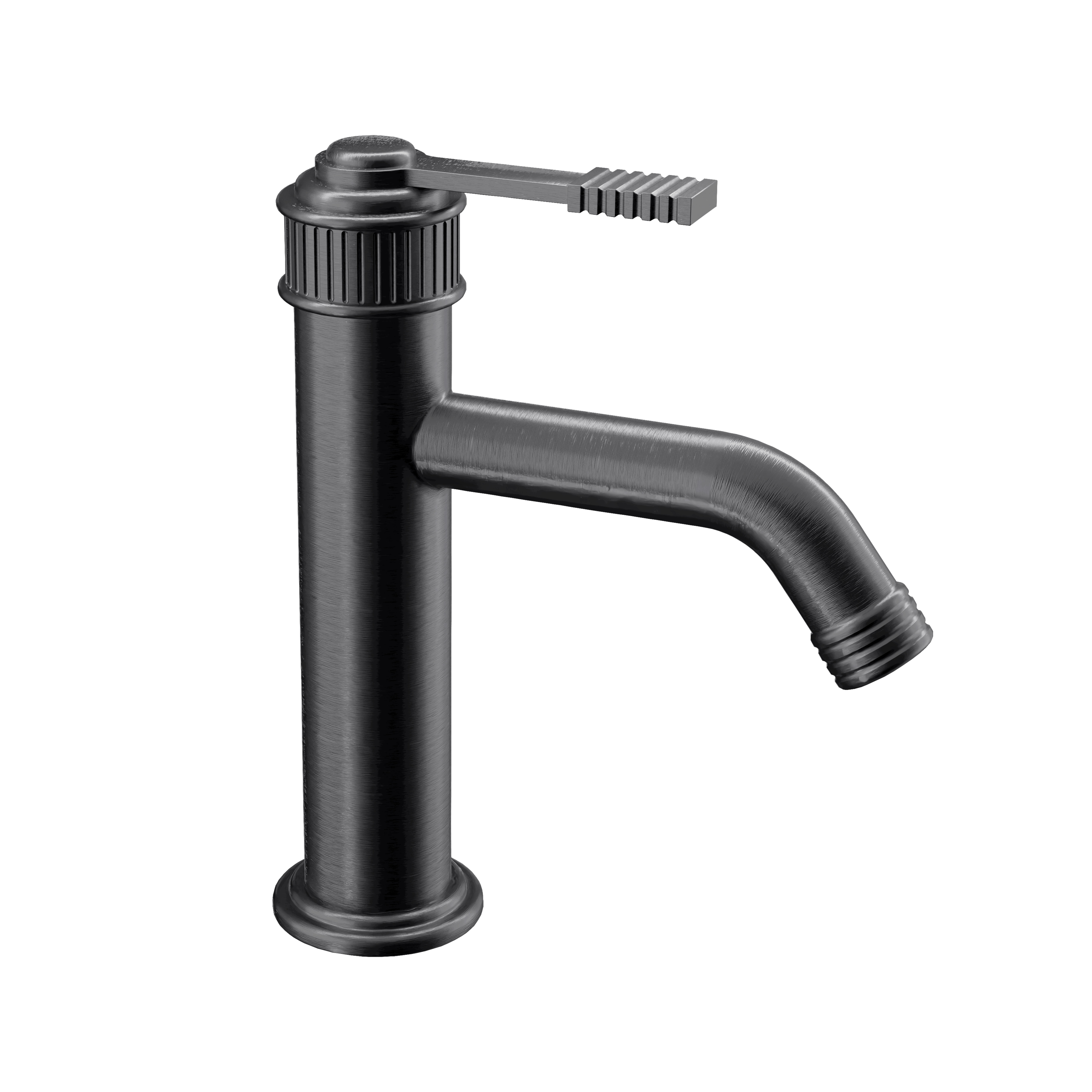 Смеситель для раковины Remer Atelier AL12CFP, черный брашированный хром