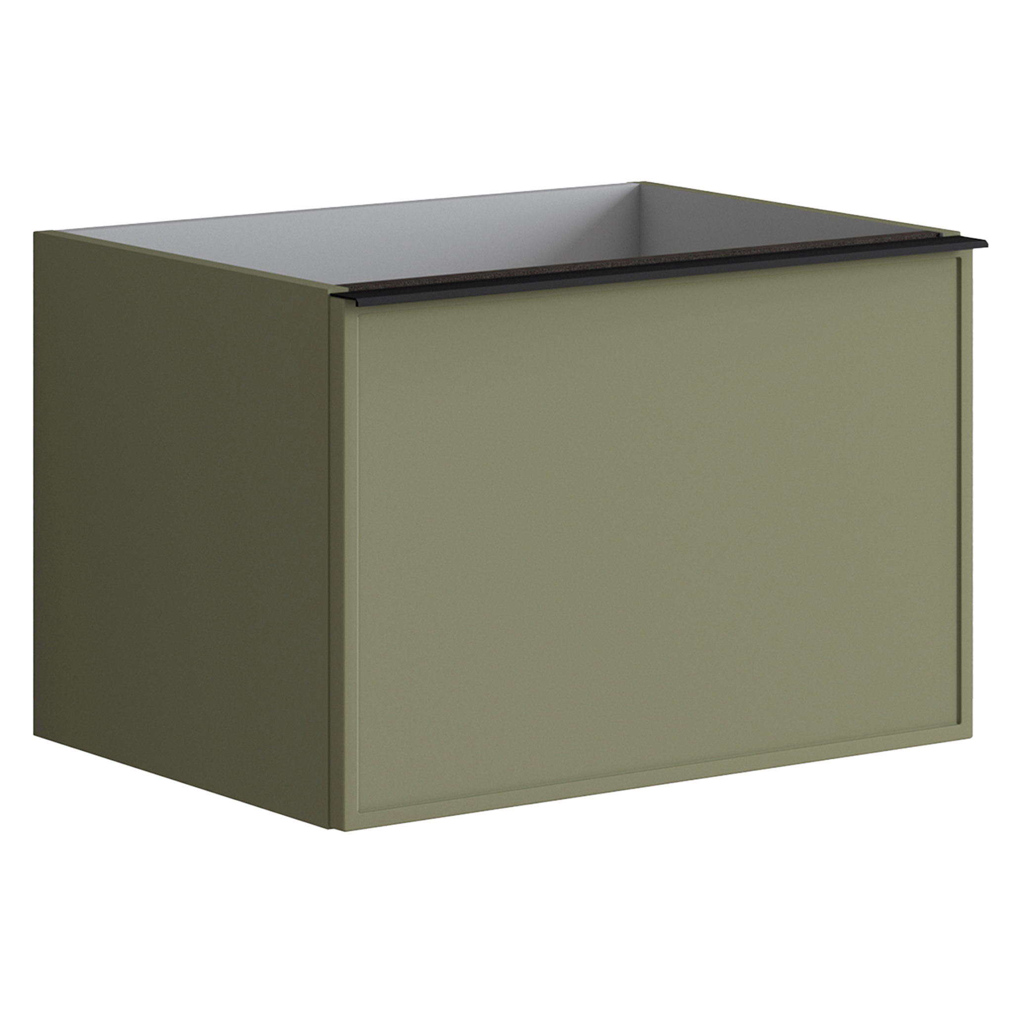 Шкаф подвесной с 2 ящиками 60 см Onsen Pixel 68-CS-062-F1-M57, зелёный