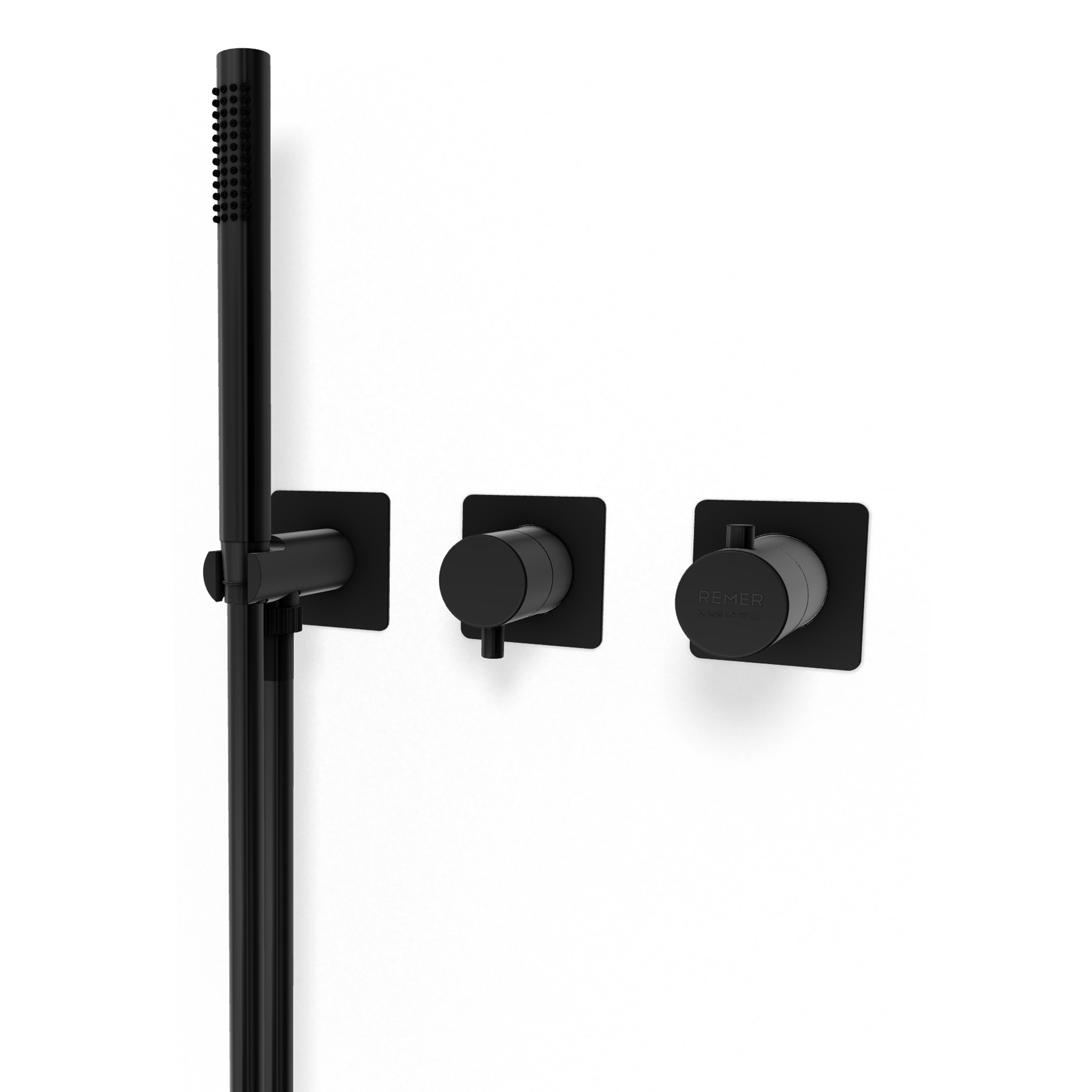 Смеситель для душа Remer X Style XT97D3QPWBCFP, черный брашированный хром