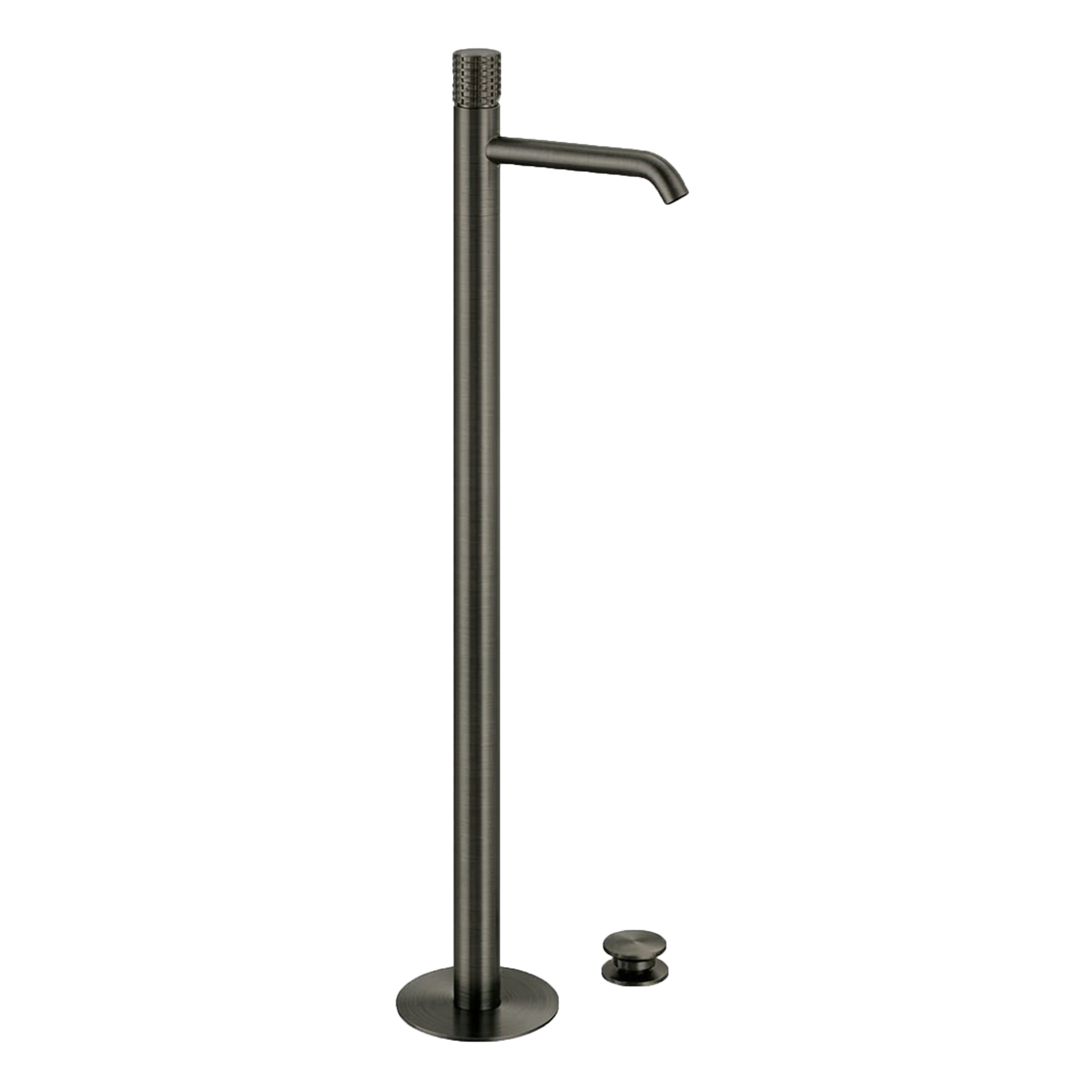 Смеситель для раковины Remer Celebrity CEC18GM, оружейная сталь PVD