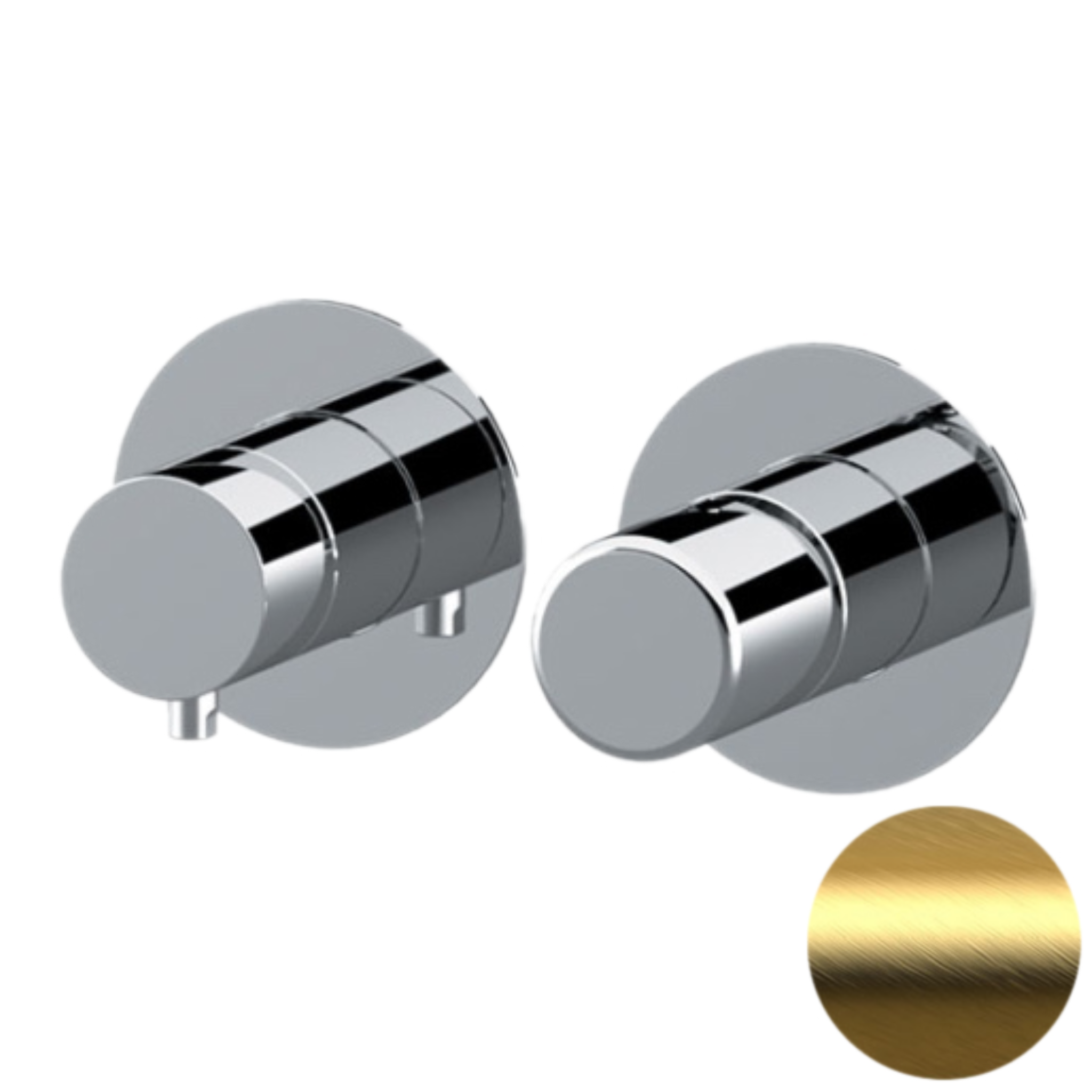 Смеситель для душа Daniel Trilogy TG625D3DP, золото брашированное