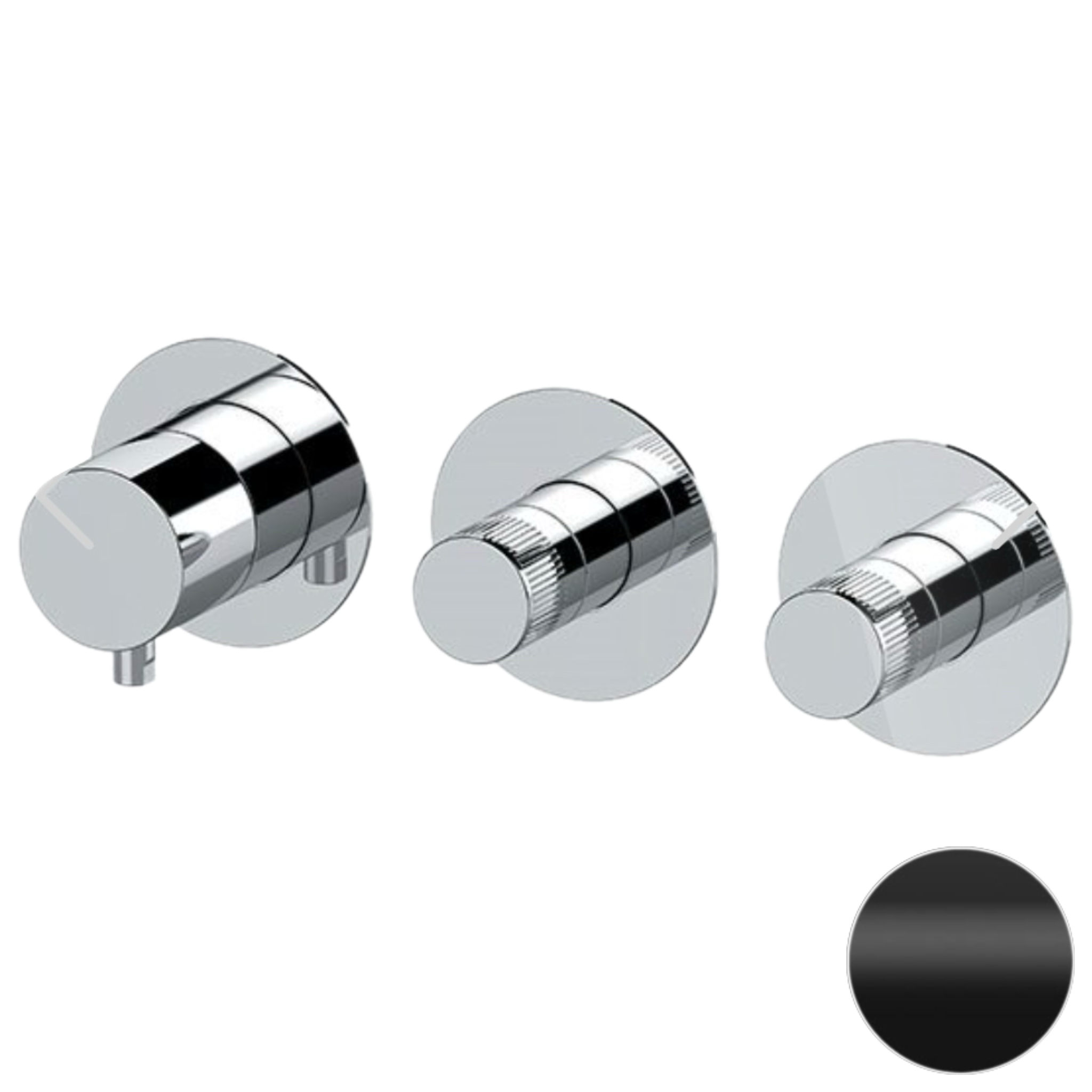 Смеситель для душа Remer X Style N98D2PWBNO, черный матовый