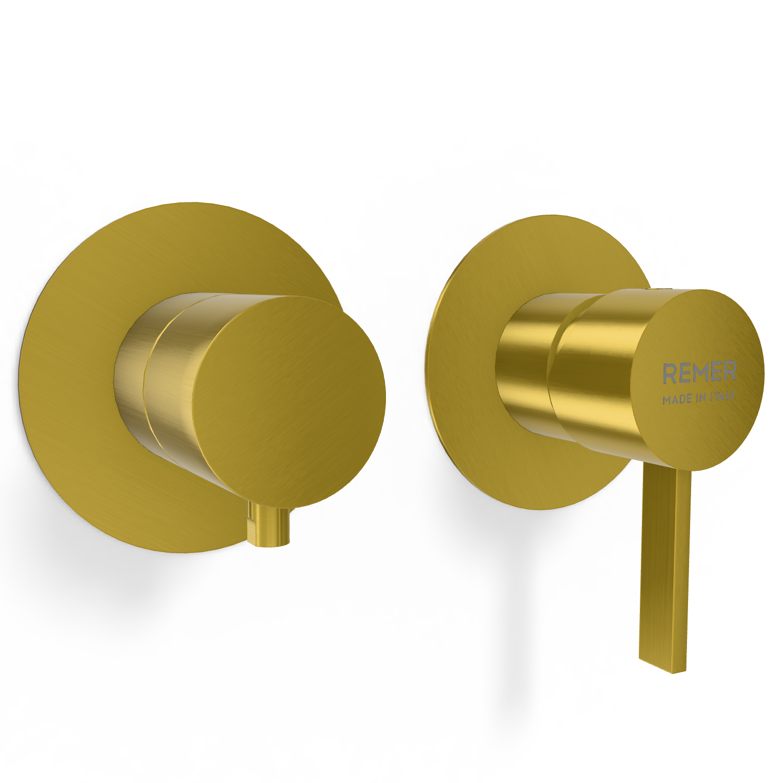 Смеситель для душа Remer Metrica MC92ZPWBHS, латунь брашированная PVD