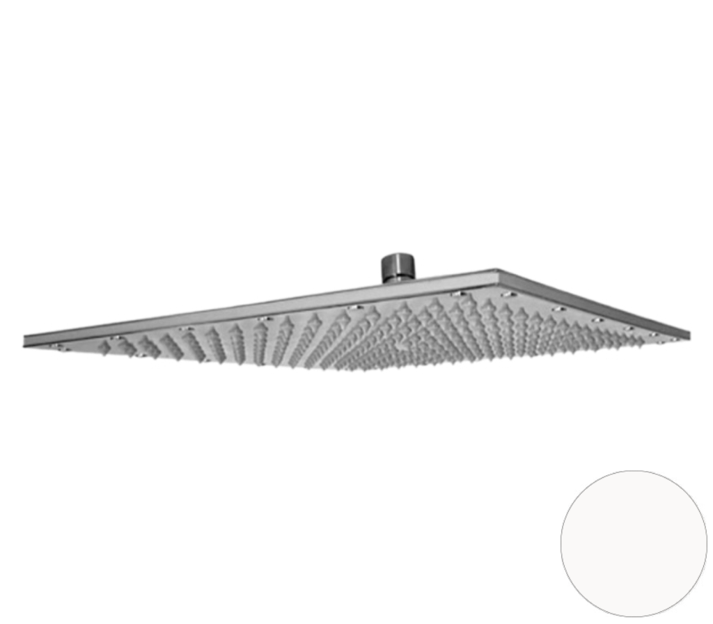 Верхний душ с шарнирным соединением 35 см Remer 359SSXLBOX, белый матовый