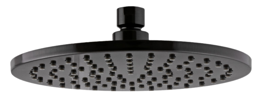 Верхний душ 20 см с шарнирным соединением Remer 359MM20CFPX, черный брашированный хром