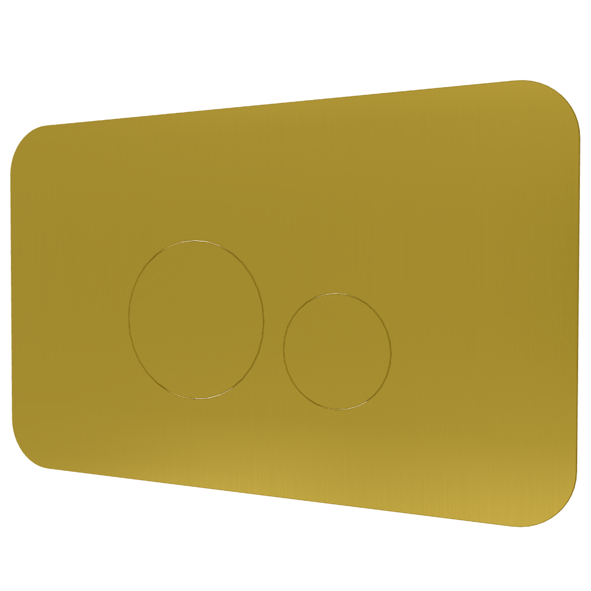 Кнопка смыва Remer RB810HS, латунь брашированная PVD