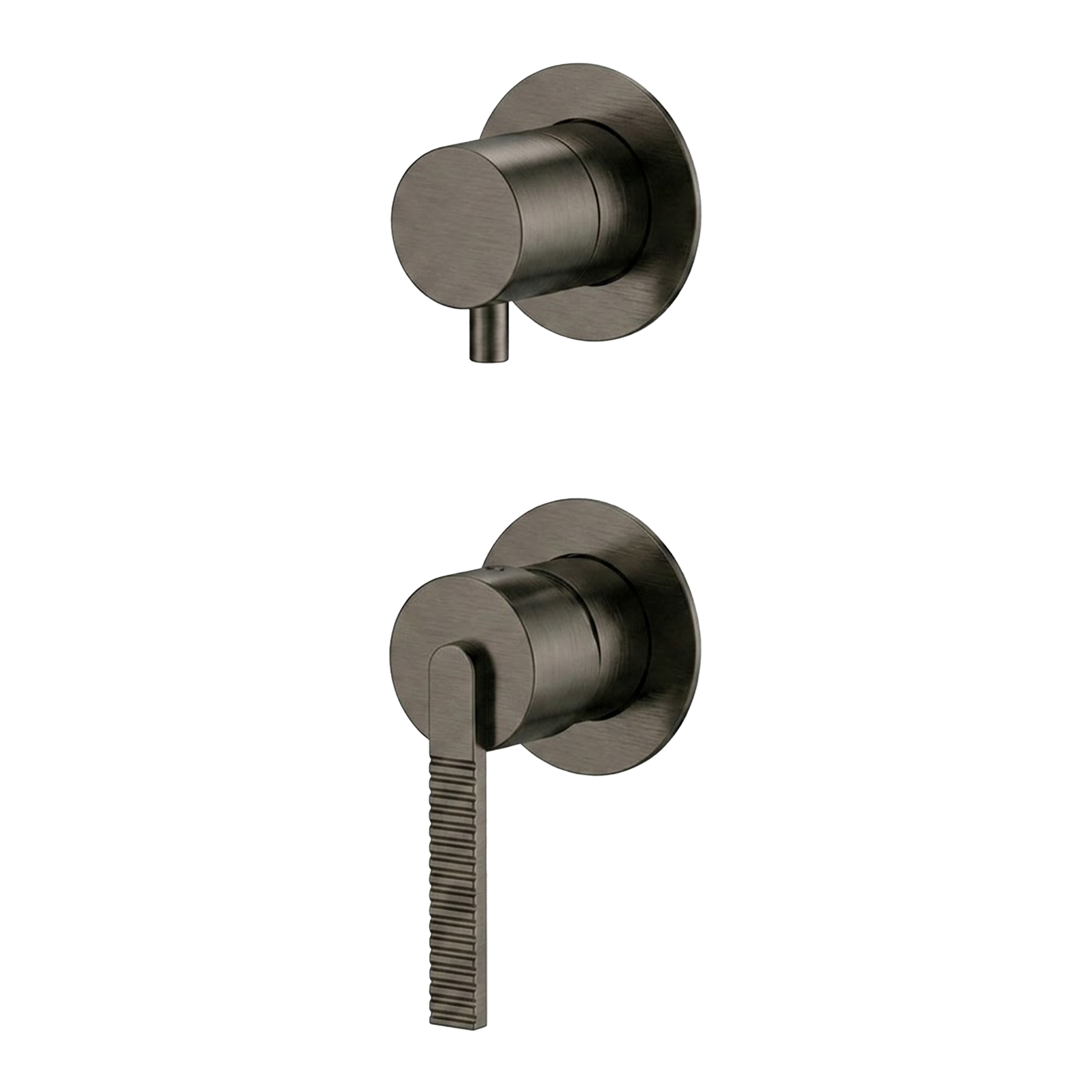 Смеситель для душа Daniel Regency RN612D2PWBGM, оружейная сталь PVD