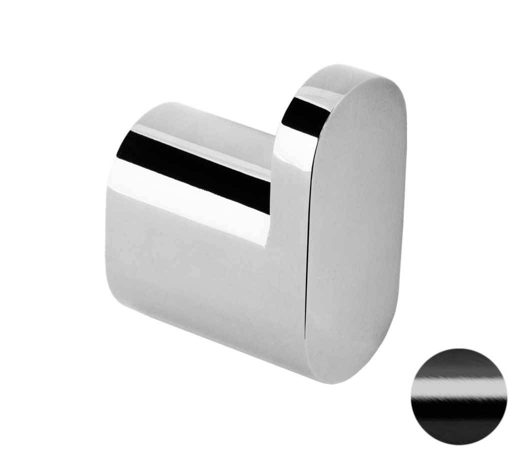 Крючок Remer Lounge LN50CFP, черный брашированный хром