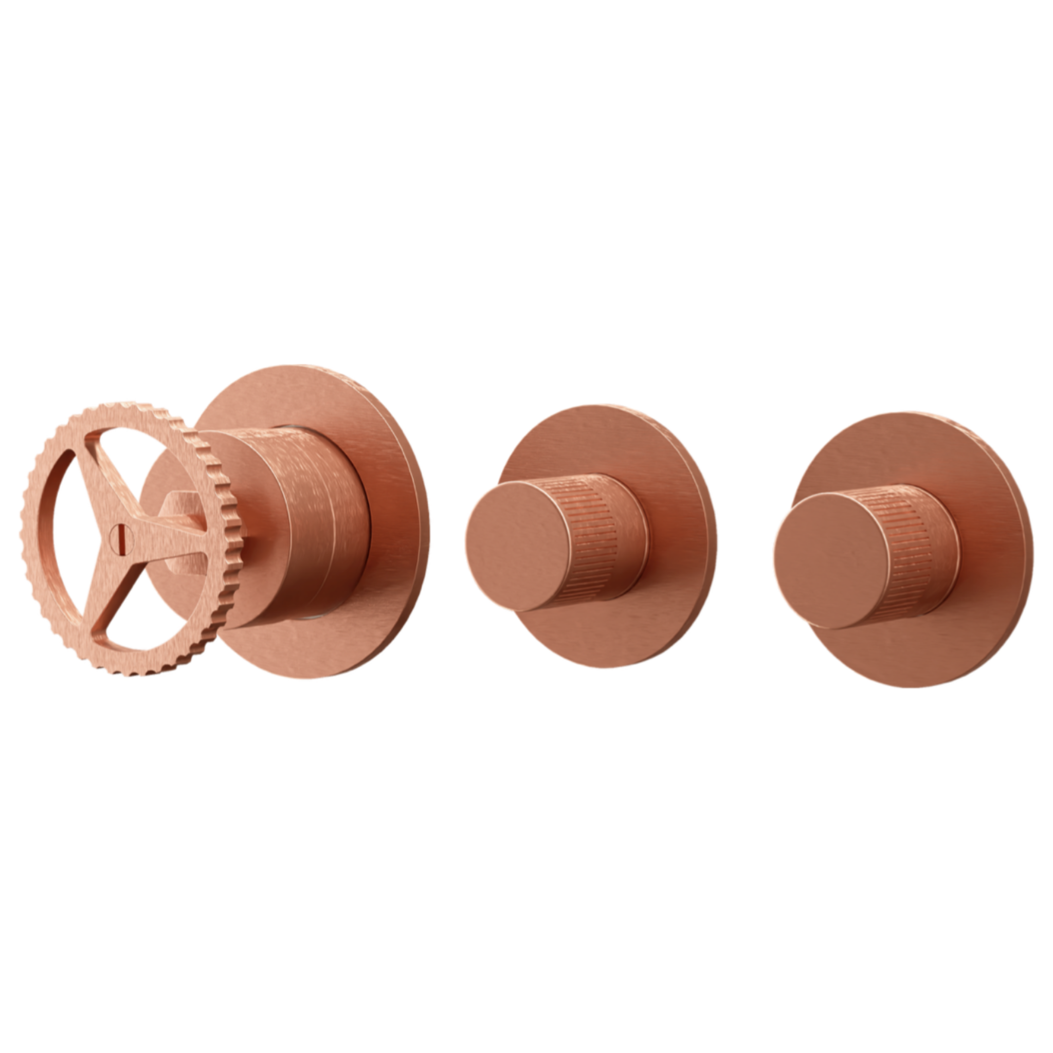 Смеситель для душа Remer Chrono CH98D2PWBRP, медь брашированная