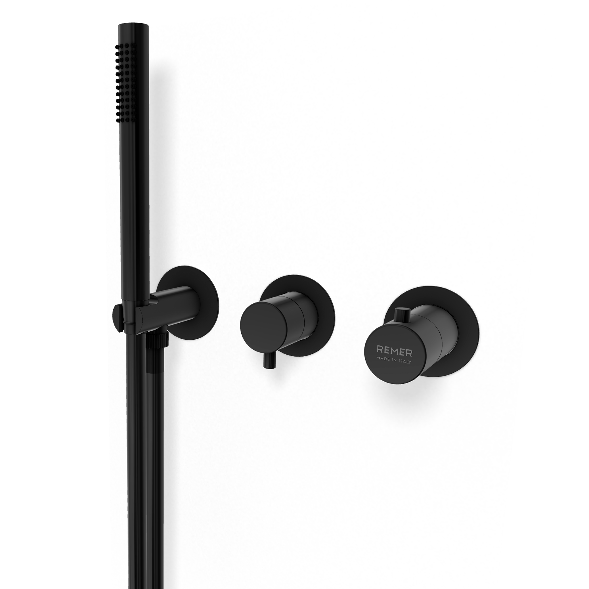 Смеситель для душа Remer X Style XT97D2PWBCFP, черный брашированный хром