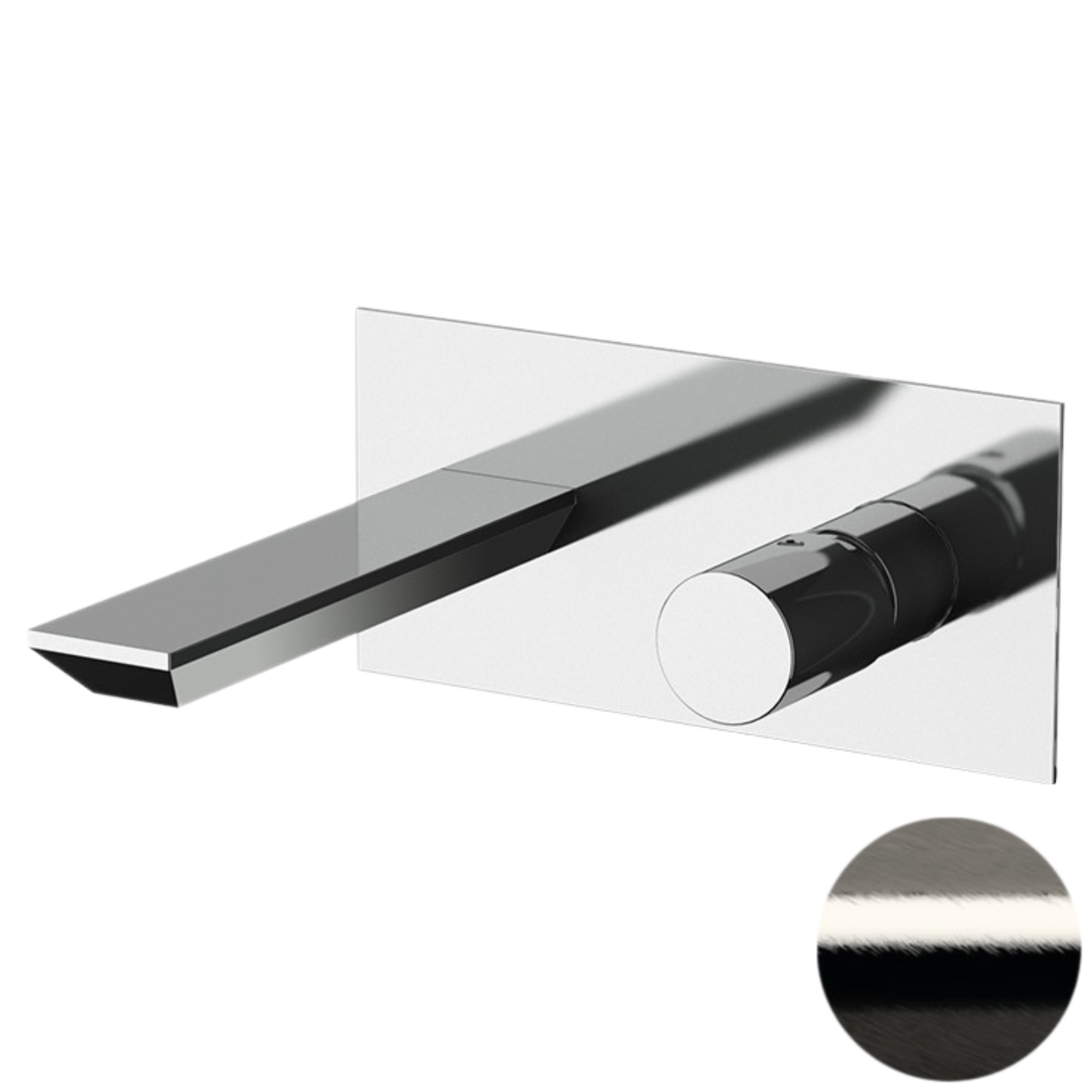 Смеситель для раковины Remer Edge EG515NP, никель брашированный