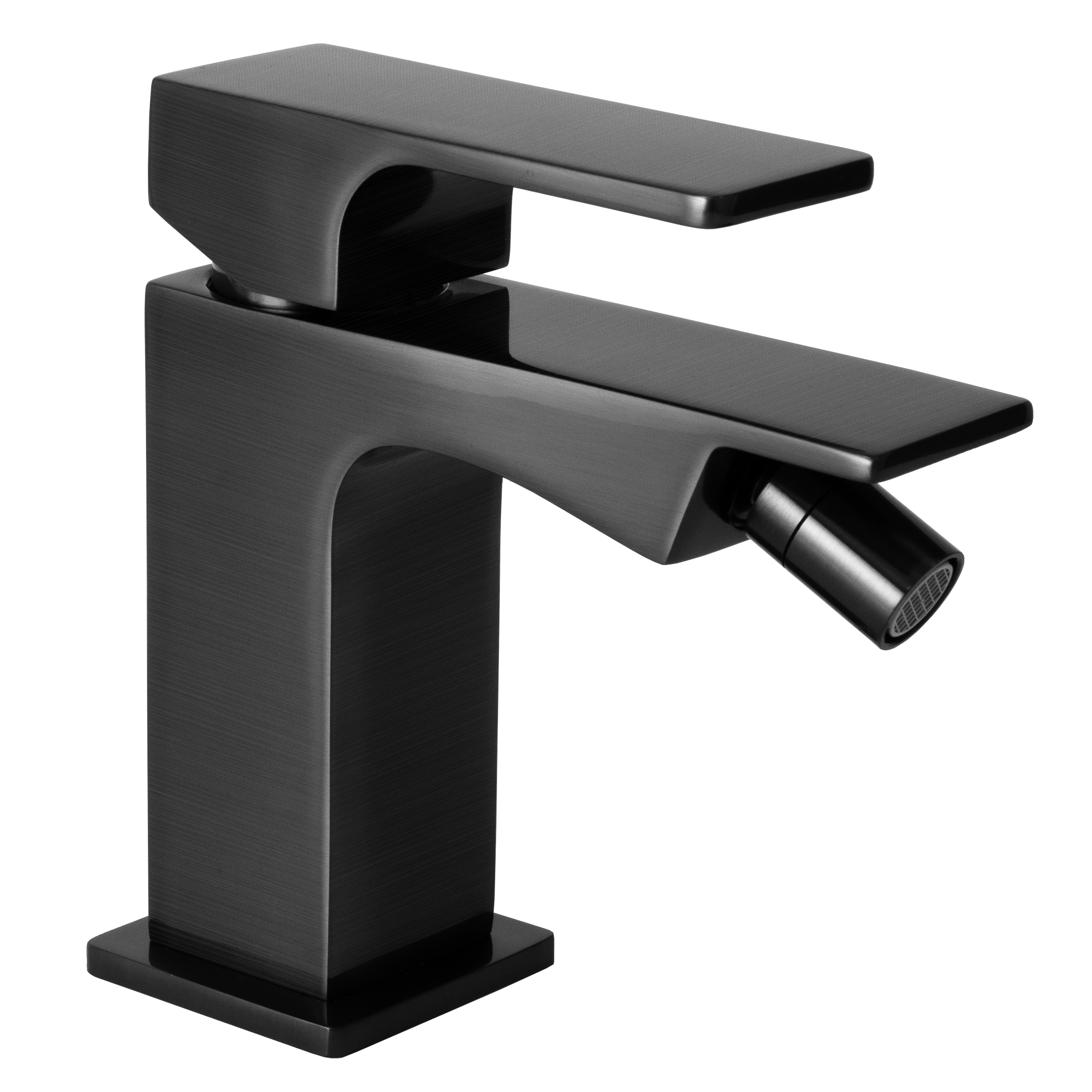 Смеситель для биде Remer Absolute AU22CFP, чёрный брашированный хром