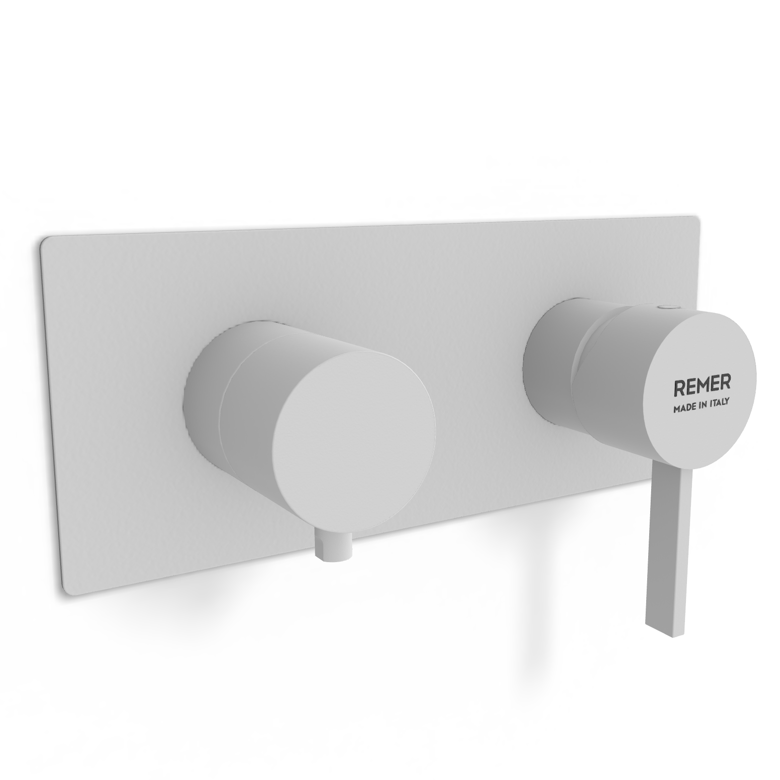 Смеситель для душа Remer Metrica MC92ZWBBO, белый матовый