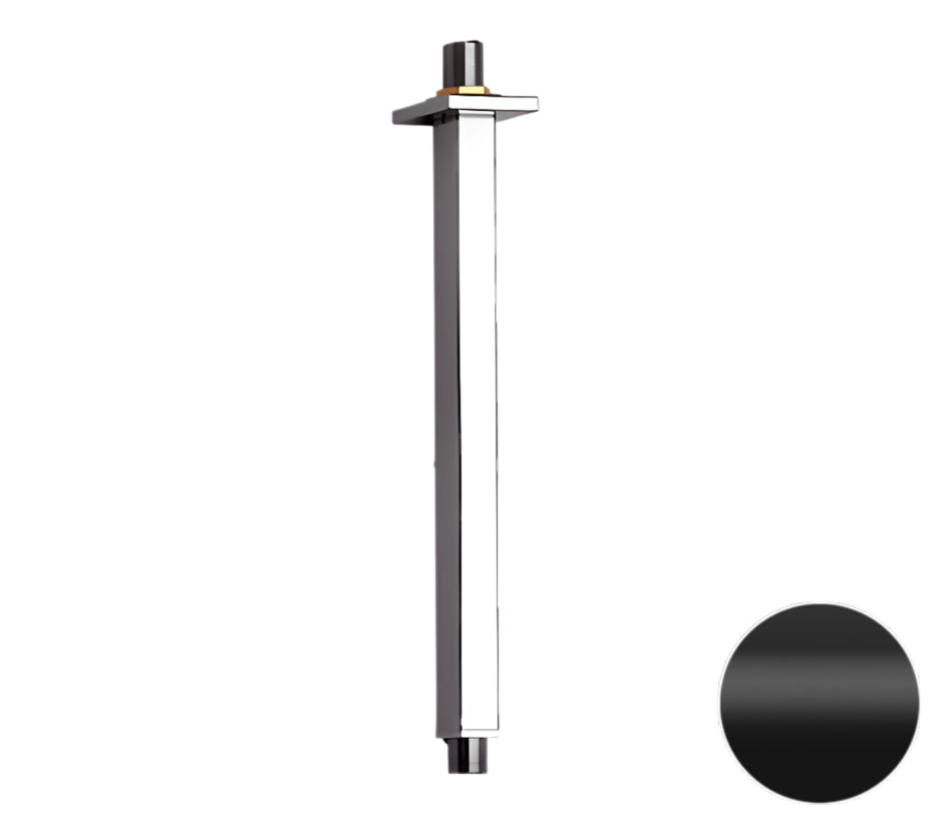 Кронштейн потолочный для верхнего душа 30 см Remer 347S30NO, черный матовый