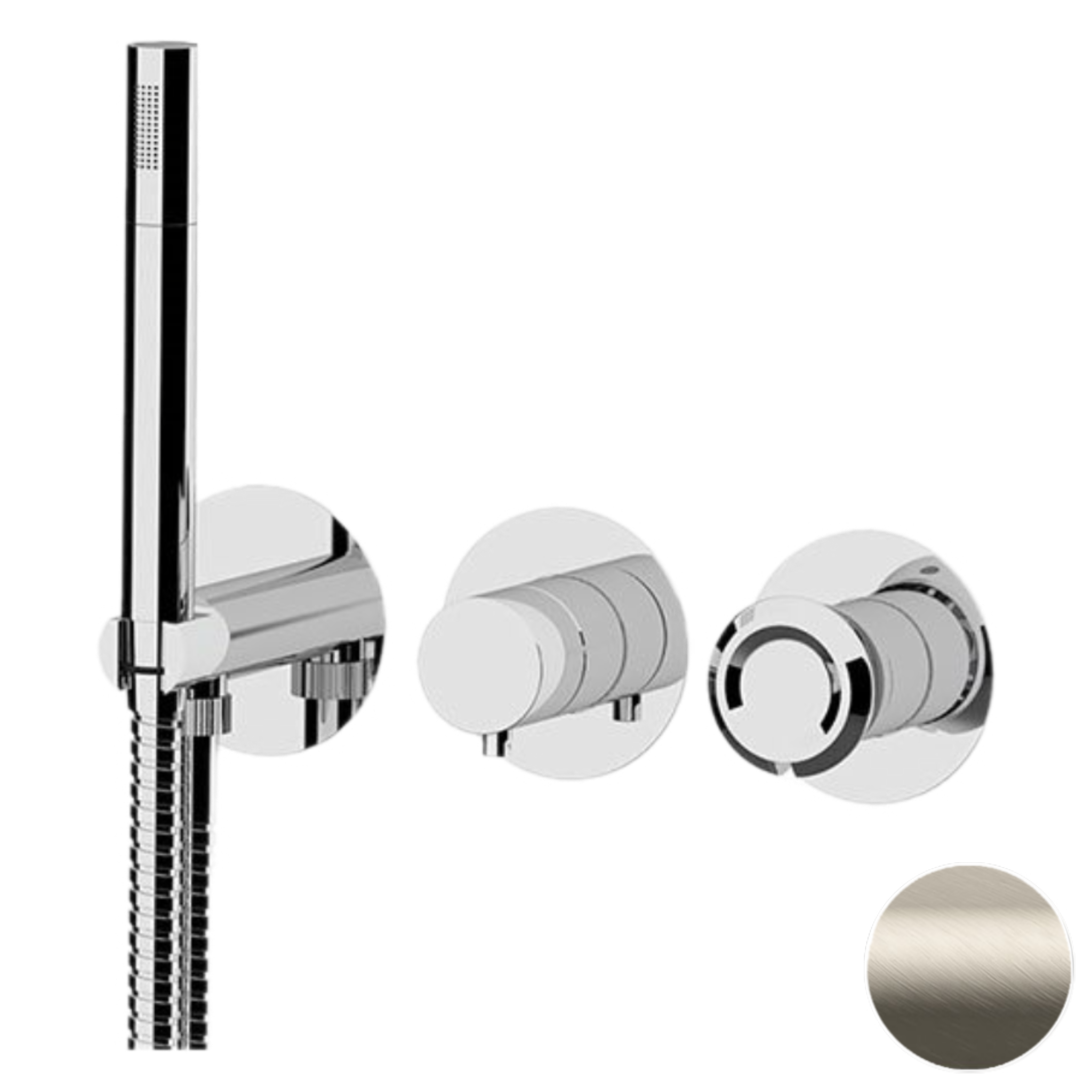 Смеситель для душа Remer Element ET97D3PXV, сталь