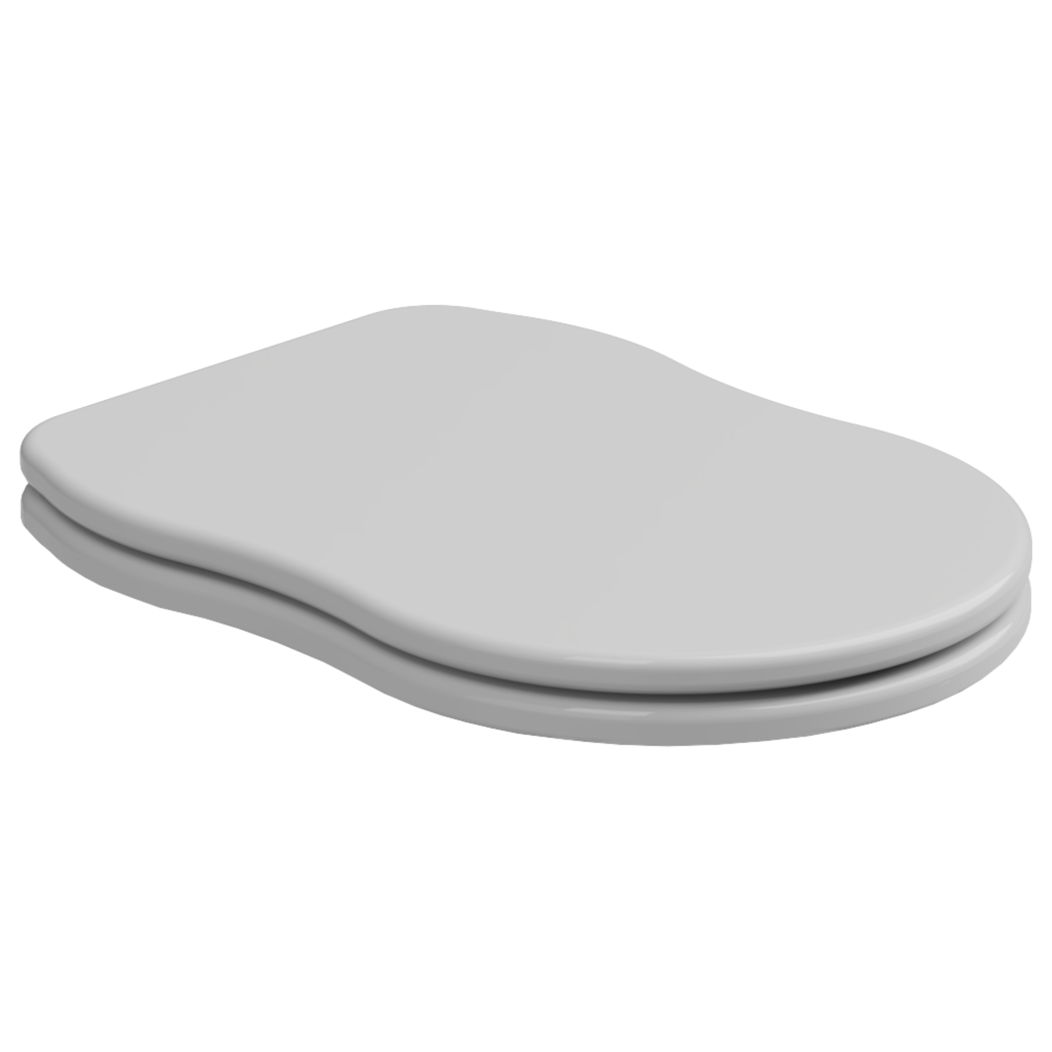 Крышка с сиденьем для подвесного унитаза с микролифтом GSG Ceramic Design Time TICOPRCCCR000, белый глянцевый