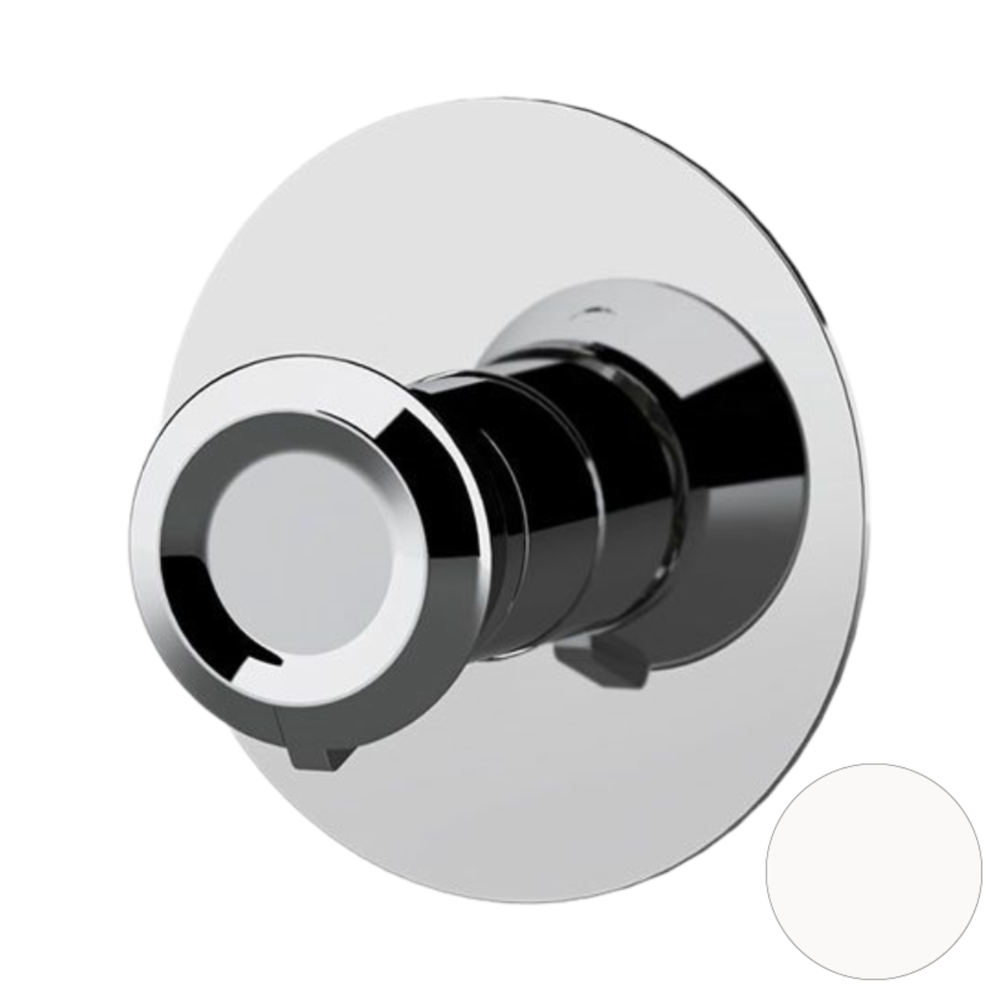 Смеситель для душа Remer Element ET30LBO, белый матовый