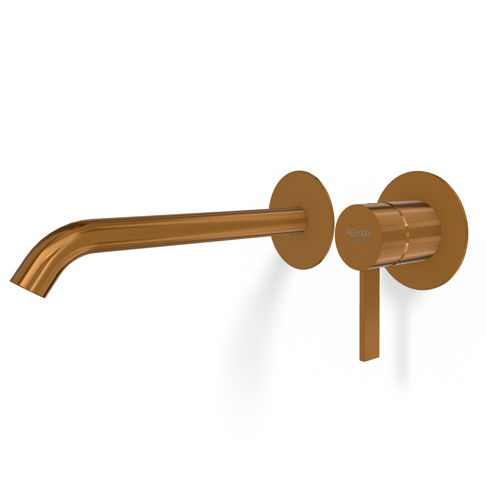 Смеситель для раковины Remer Metrica MC15PWBCU, медь брашированная PVD