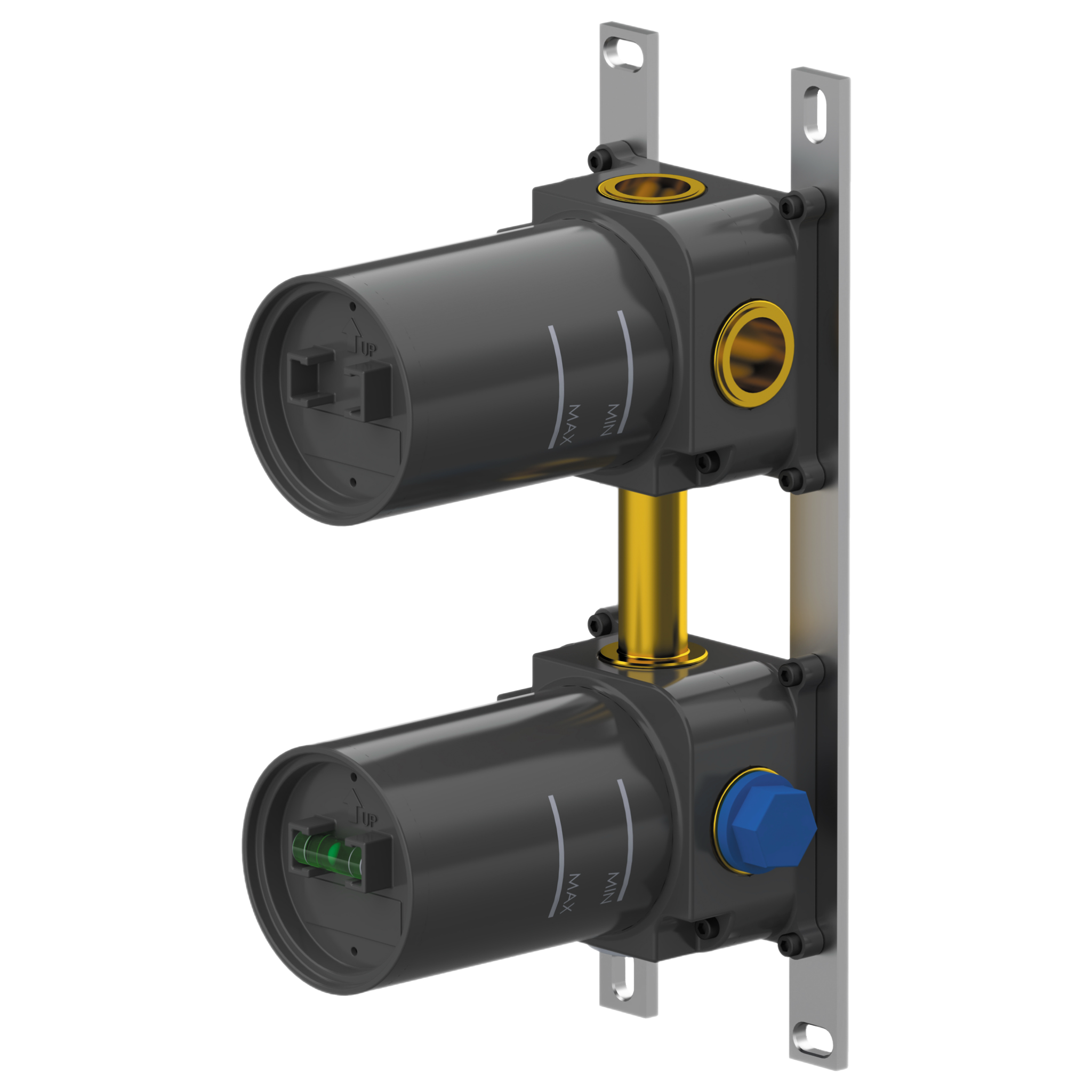 Скрытая часть вертикальная на 3 выхода Remer WBOX93