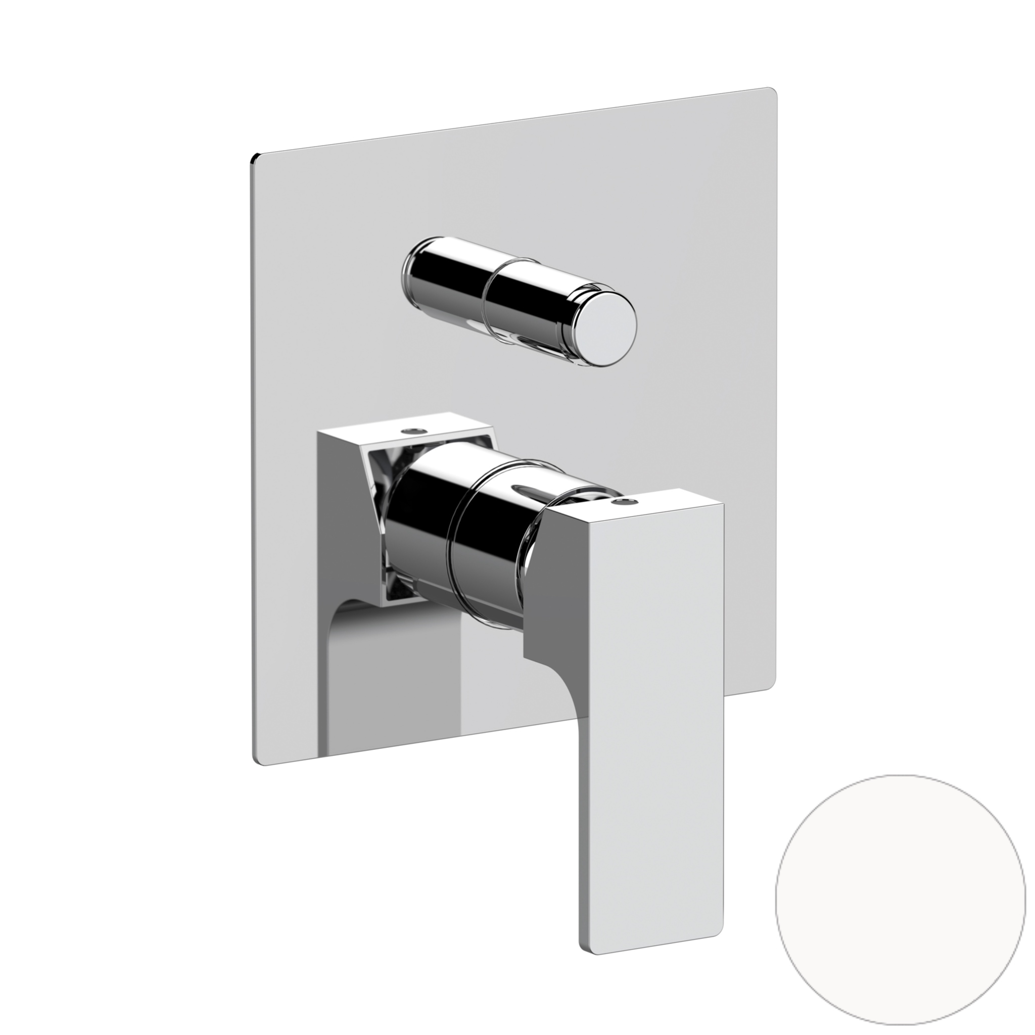 Смеситель для душа Mariani Rebel B37173RE, белый матовый