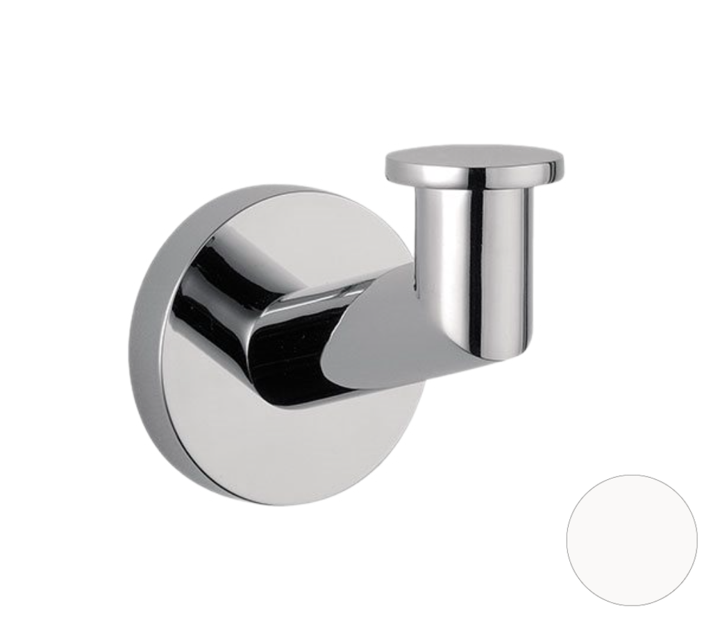 Крючок Remer Guest GS50BO, белый матовый