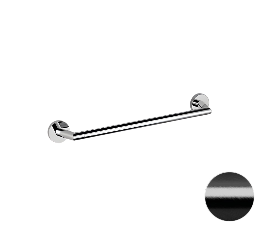 Полотенцедержатель 40 см Remer Guest GS40CFP, черный брашированный хром