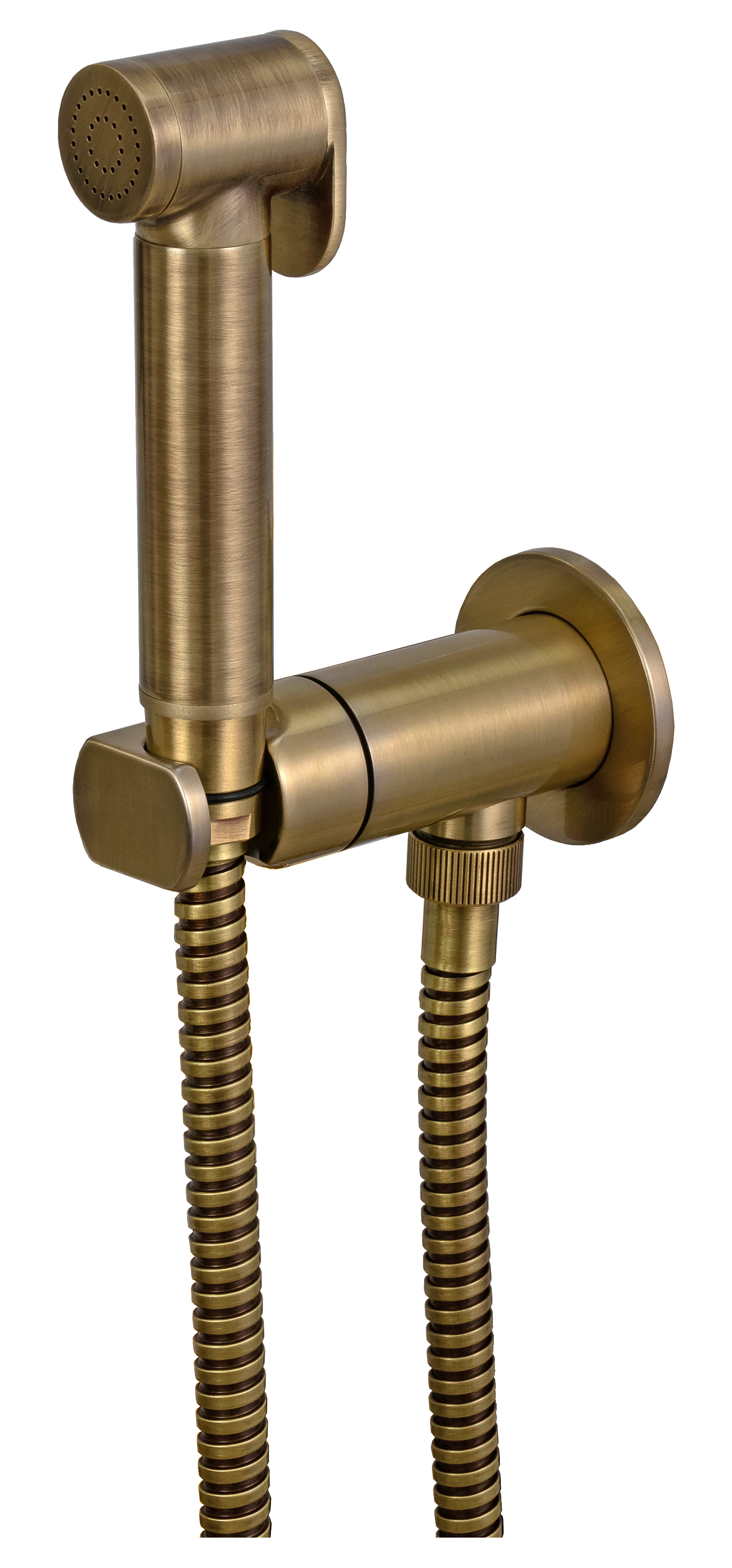 Гигиенический душ со смесителем Remer X Style N64WVO, латунь состаренная