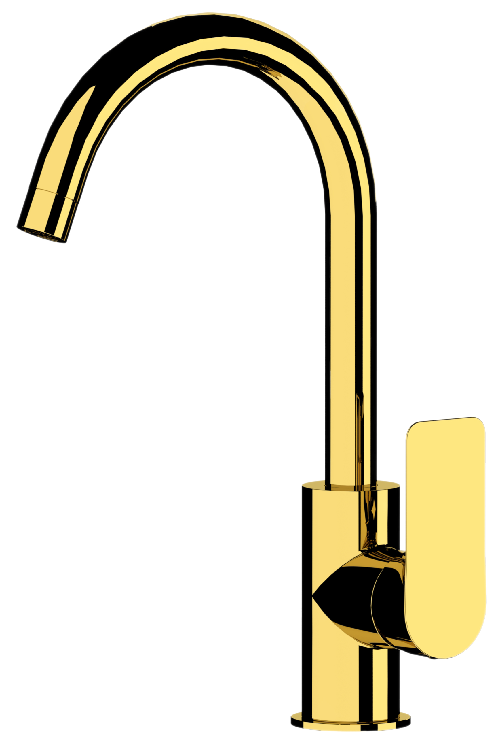 Смеситель для кухни Remer Infinity I72DO, золото глянцевое