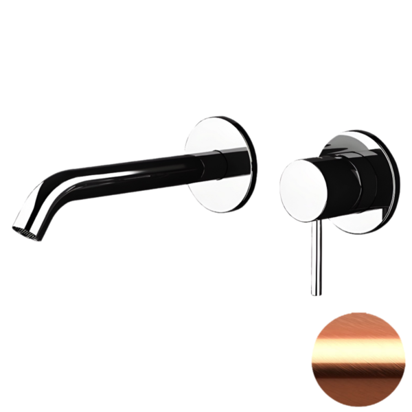 Смеситель для раковины Remer X Style X15PLRP, медь брашированная