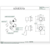 Смеситель для душа Mariani Next B00173NSPP3WB, хром